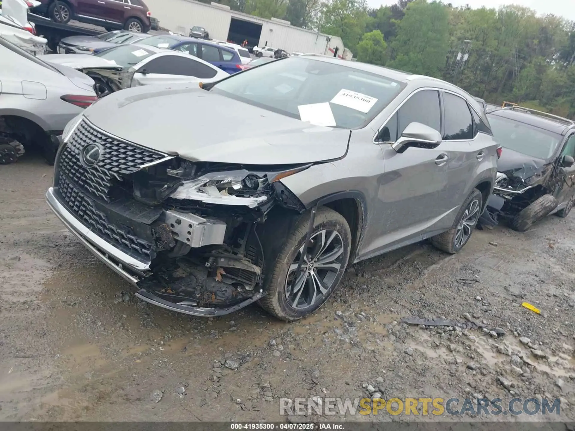 2 Фотография поврежденного автомобиля 2T2HZMAA7LC160132 LEXUS RX 350 2020