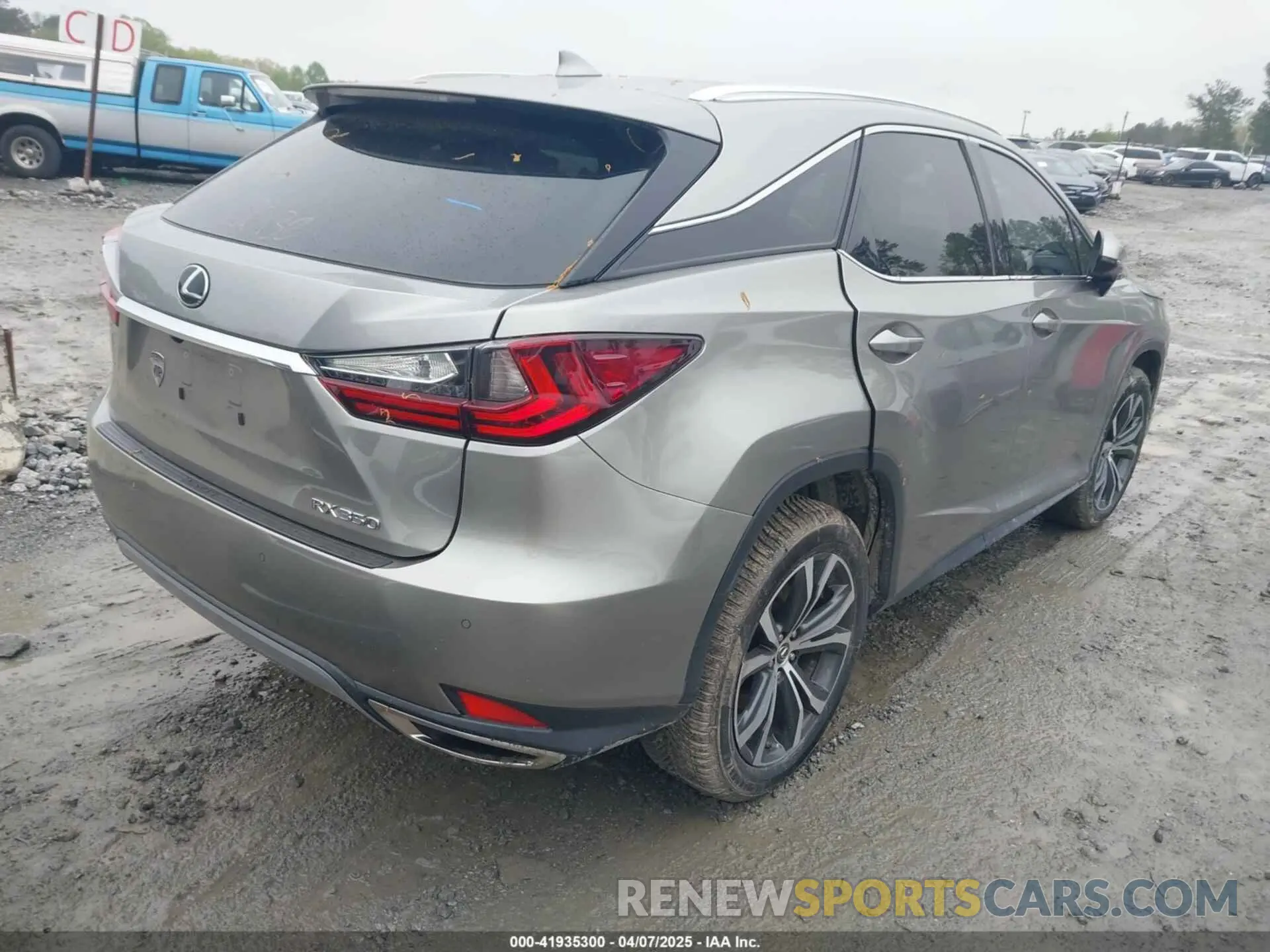4 Фотография поврежденного автомобиля 2T2HZMAA7LC160132 LEXUS RX 350 2020
