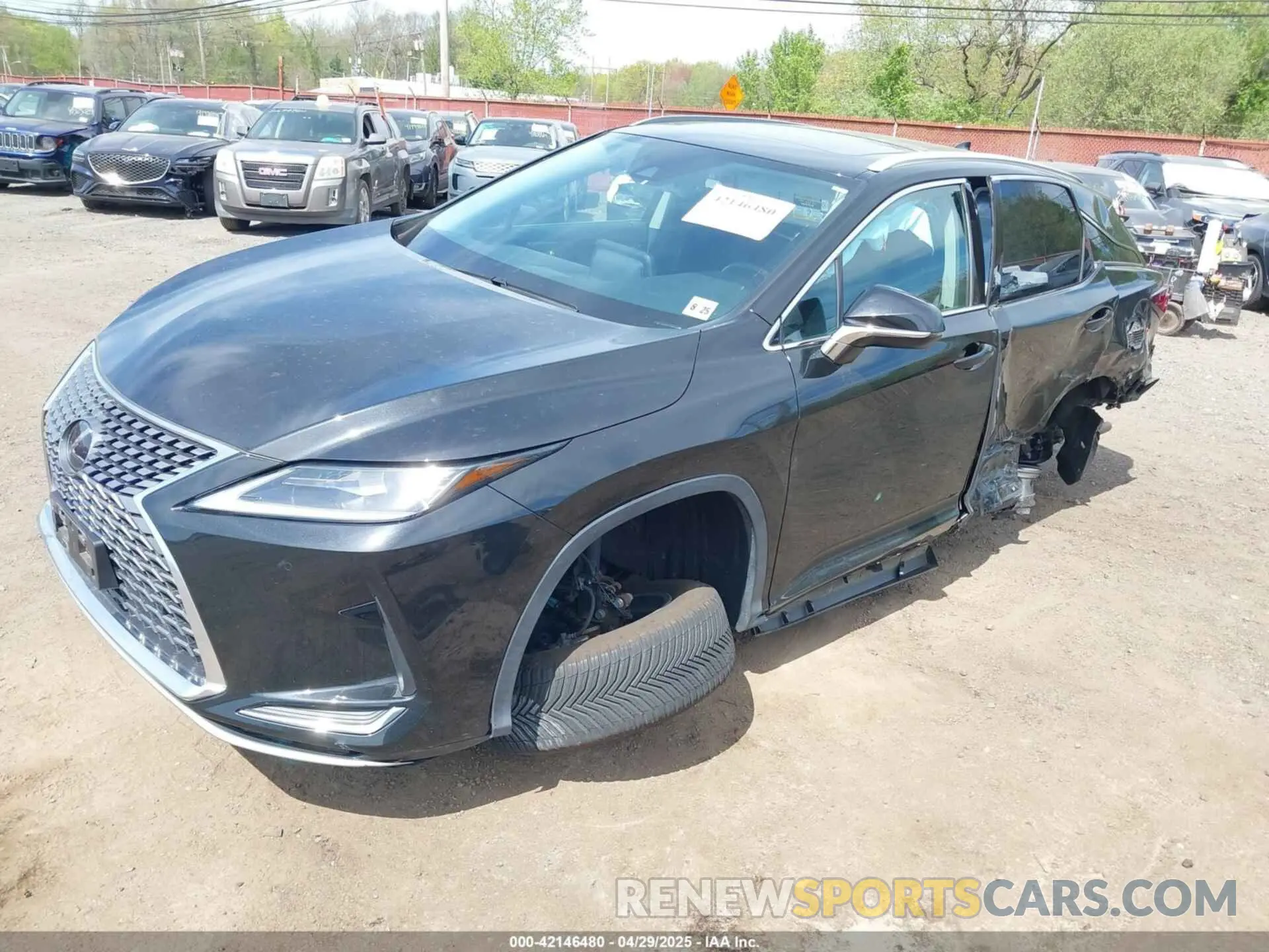 2 Photograph of a damaged car 2T2HZMDA1LC252476 LEXUS RX 350 2020