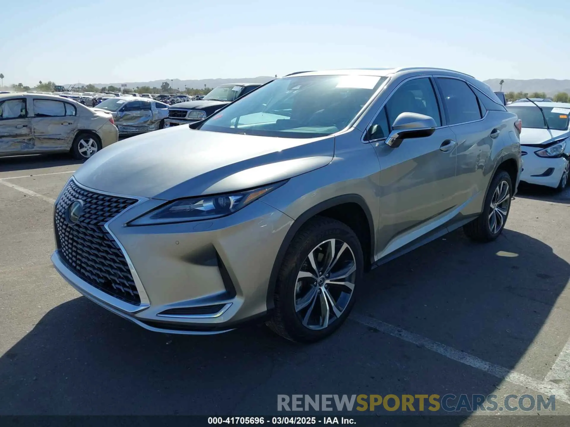 2 Фотография поврежденного автомобиля 2T2HZMDA1LC256074 LEXUS RX 350 2020