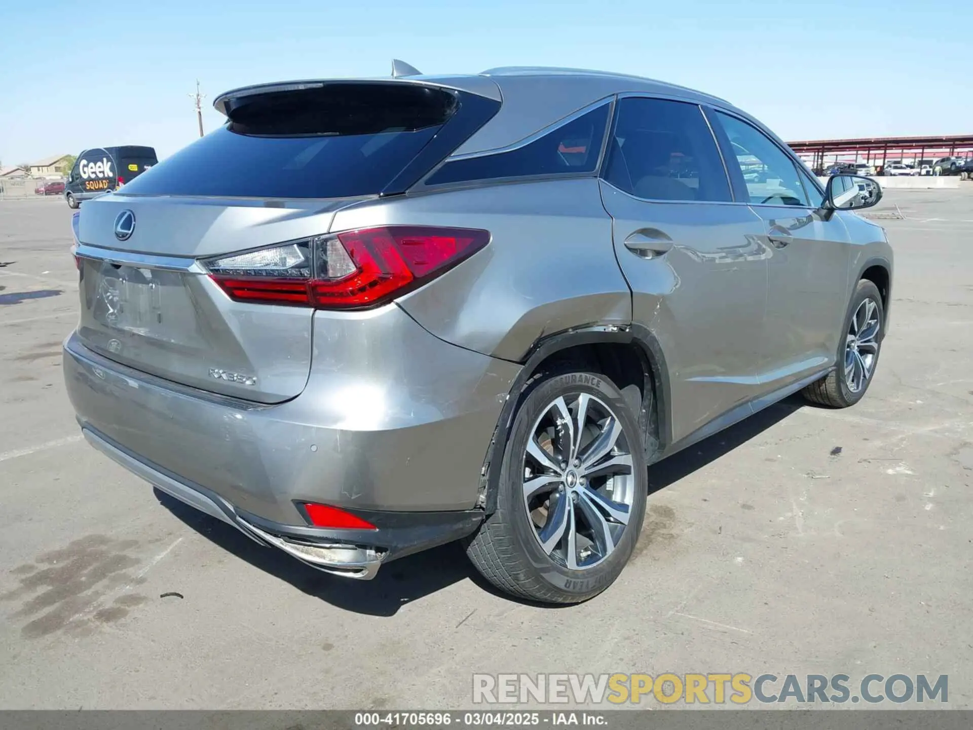 4 Фотография поврежденного автомобиля 2T2HZMDA1LC256074 LEXUS RX 350 2020