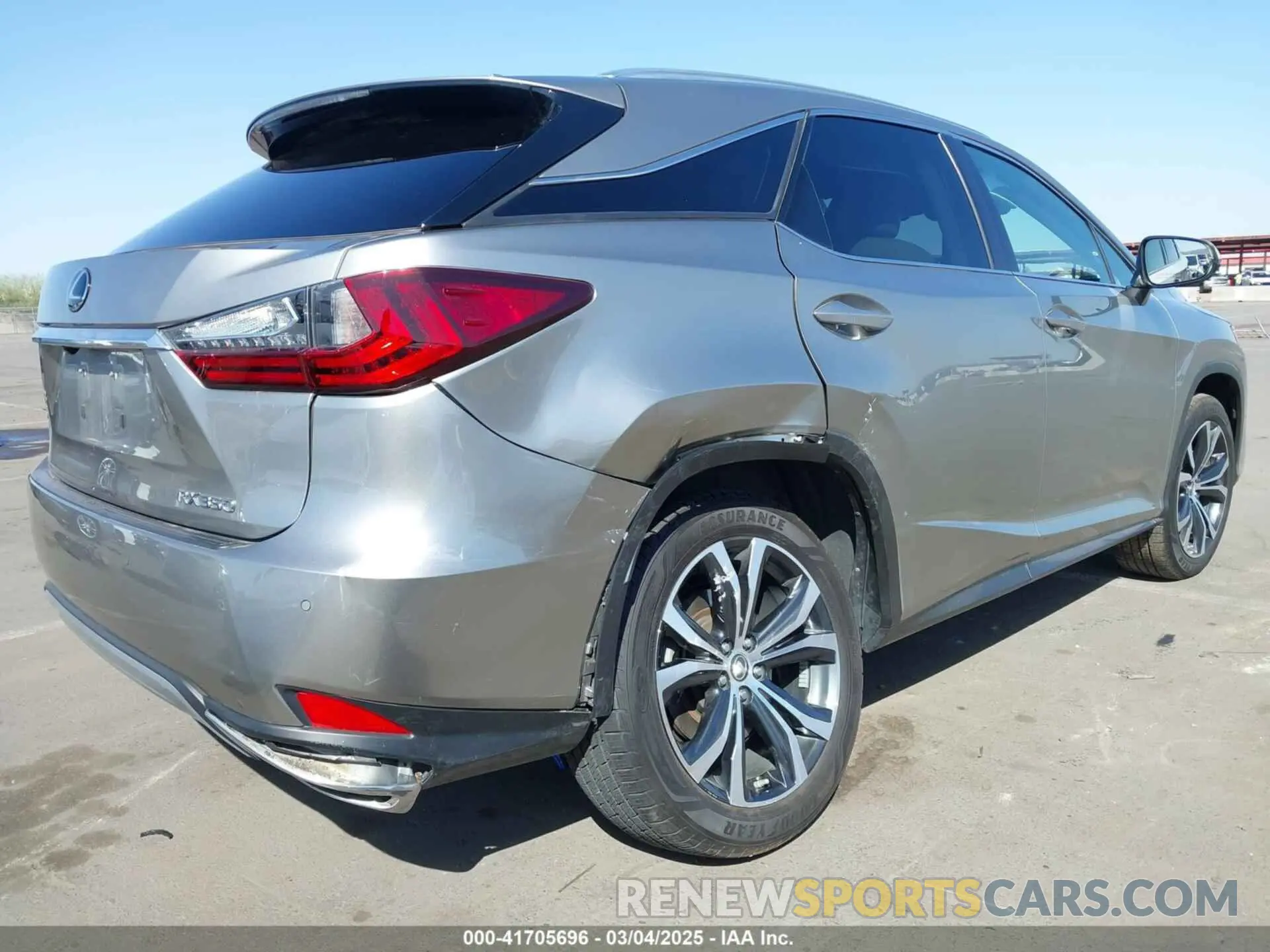 6 Фотография поврежденного автомобиля 2T2HZMDA1LC256074 LEXUS RX 350 2020