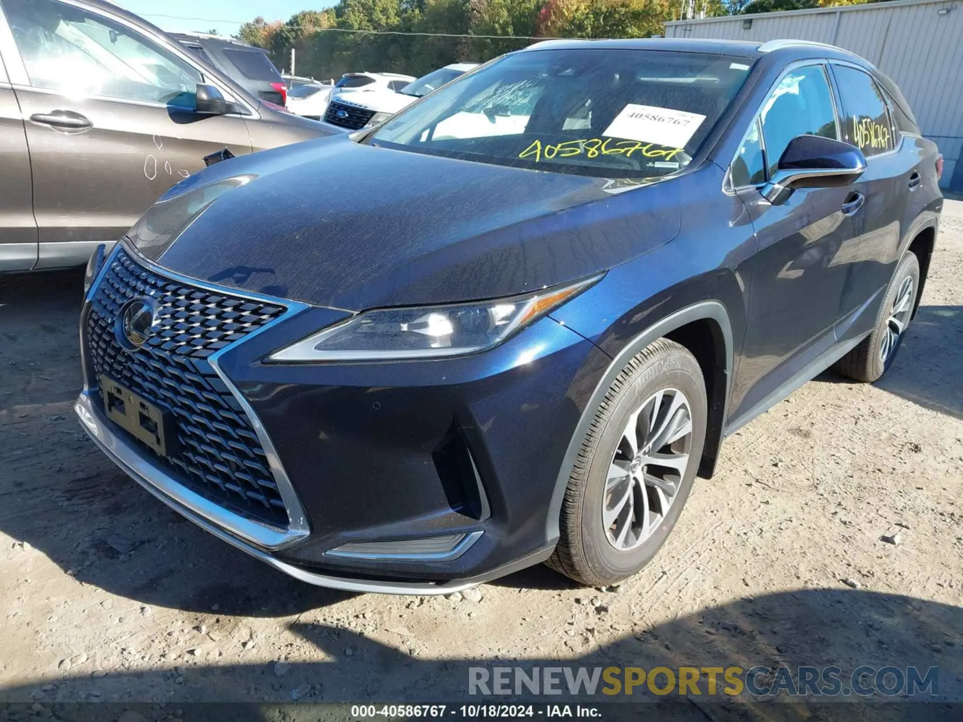 2 Photograph of a damaged car 2T2HZMDA3LC249224 LEXUS RX 350 2020