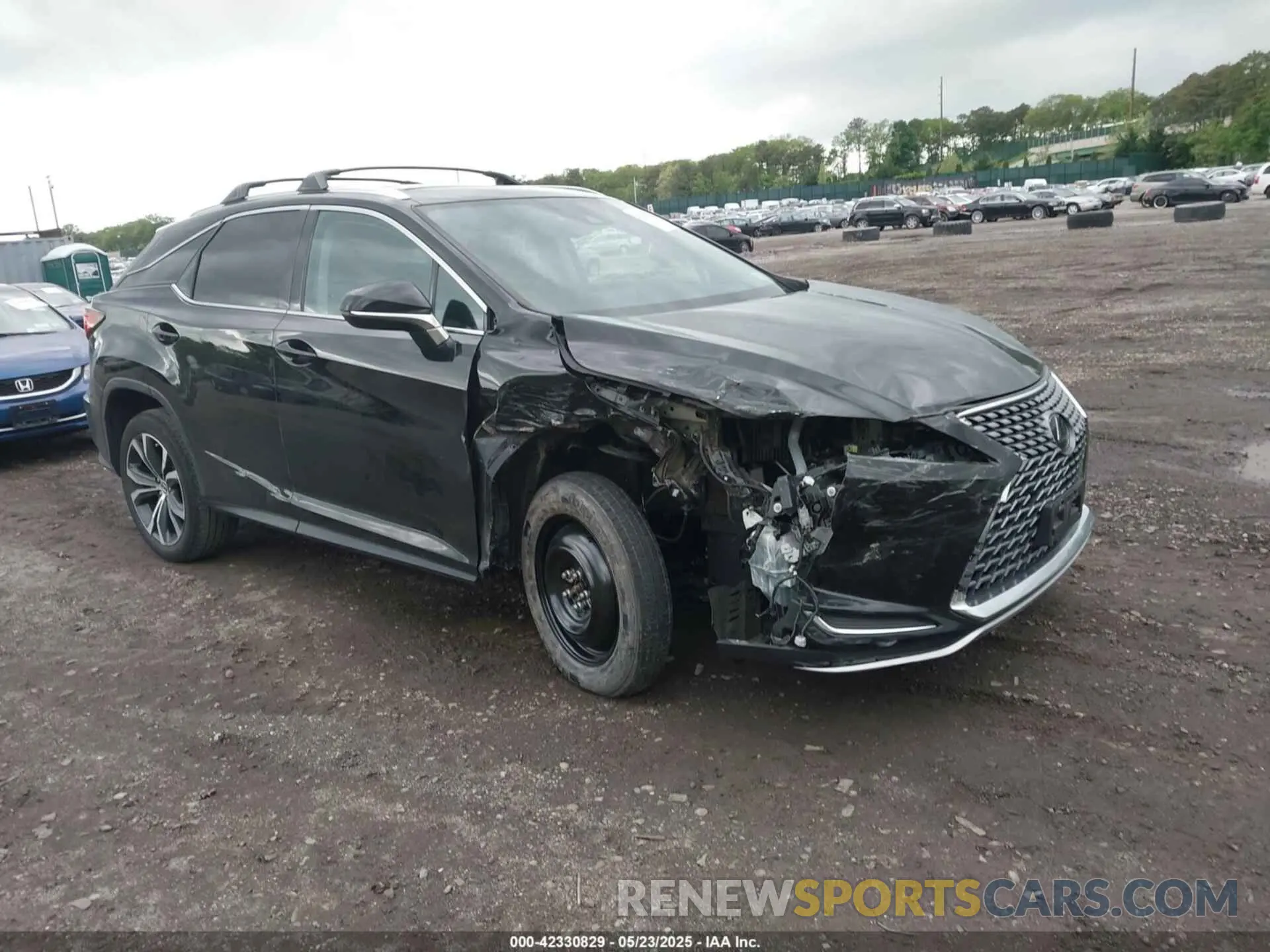 1 Photograph of a damaged car 2T2HZMDA6LC223927 LEXUS RX 350 2020