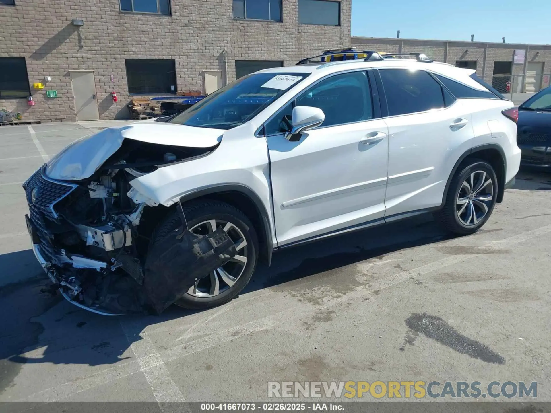 2 Фотография поврежденного автомобиля 2T2HZMDA8LC252023 LEXUS RX 350 2020