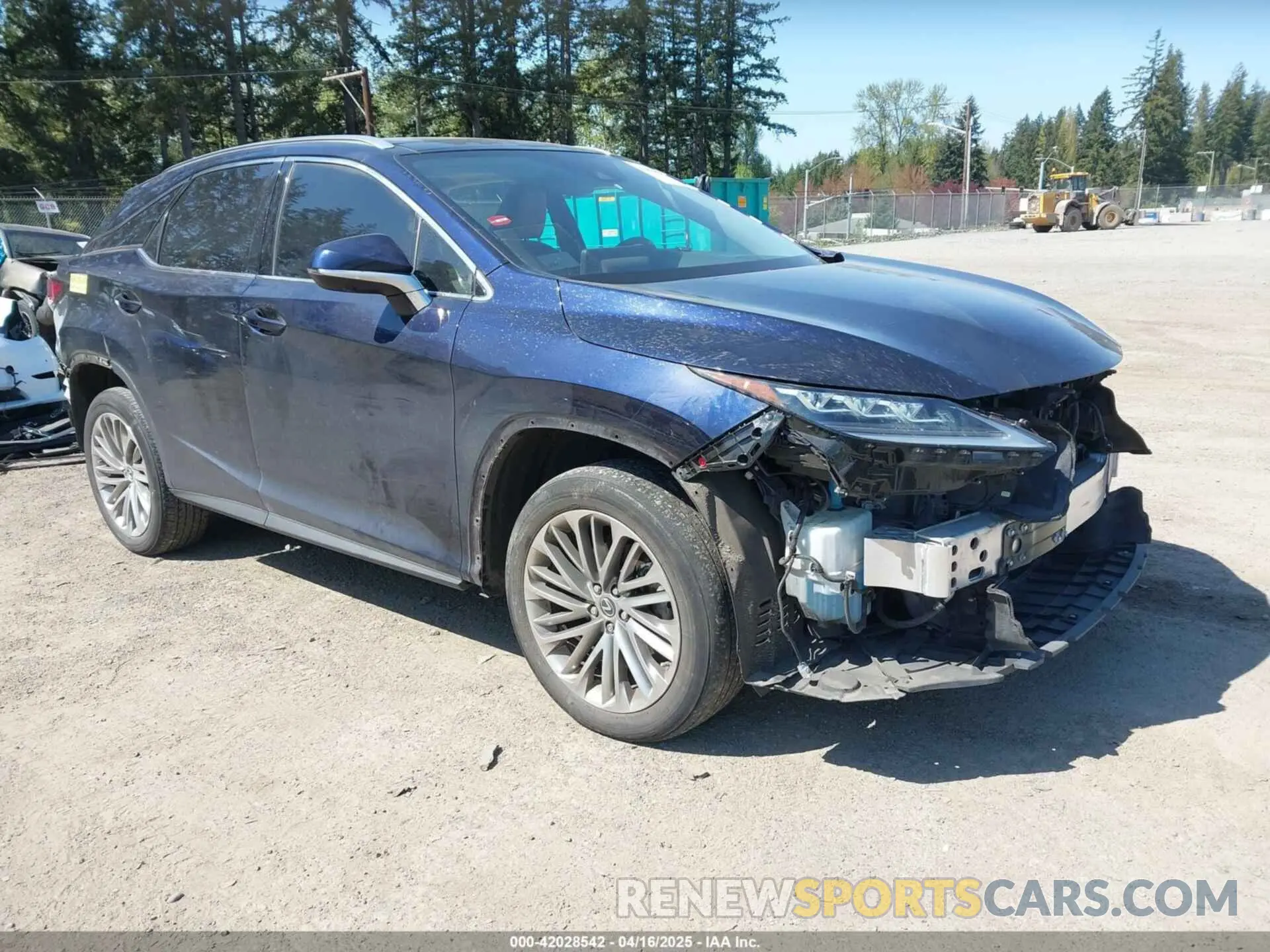1 Фотография поврежденного автомобиля 2T2JZMDA2LC223392 LEXUS RX 350 2020