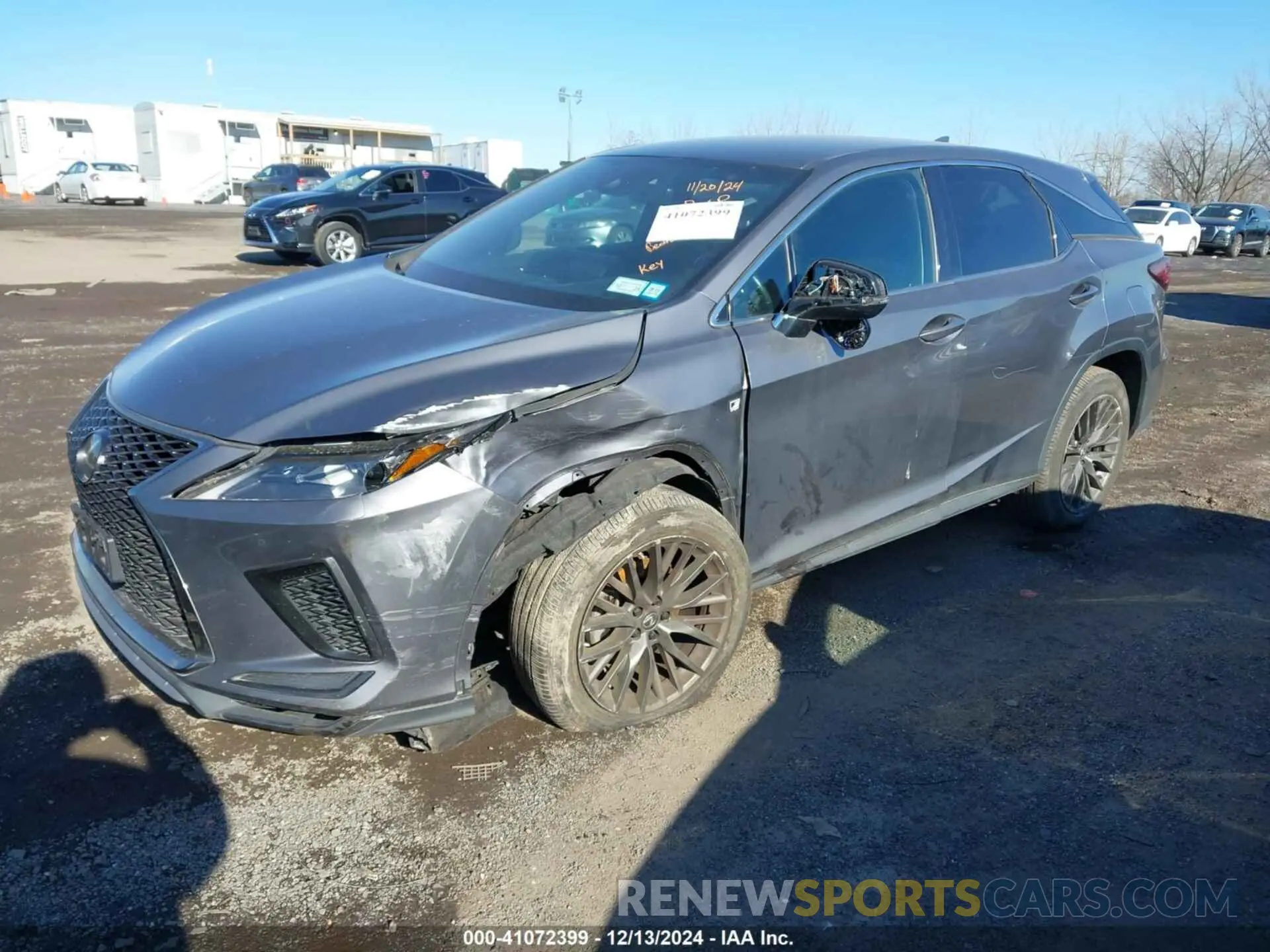 2 Фотография поврежденного автомобиля 2T2SZMDA2LC252881 LEXUS RX 350 2020