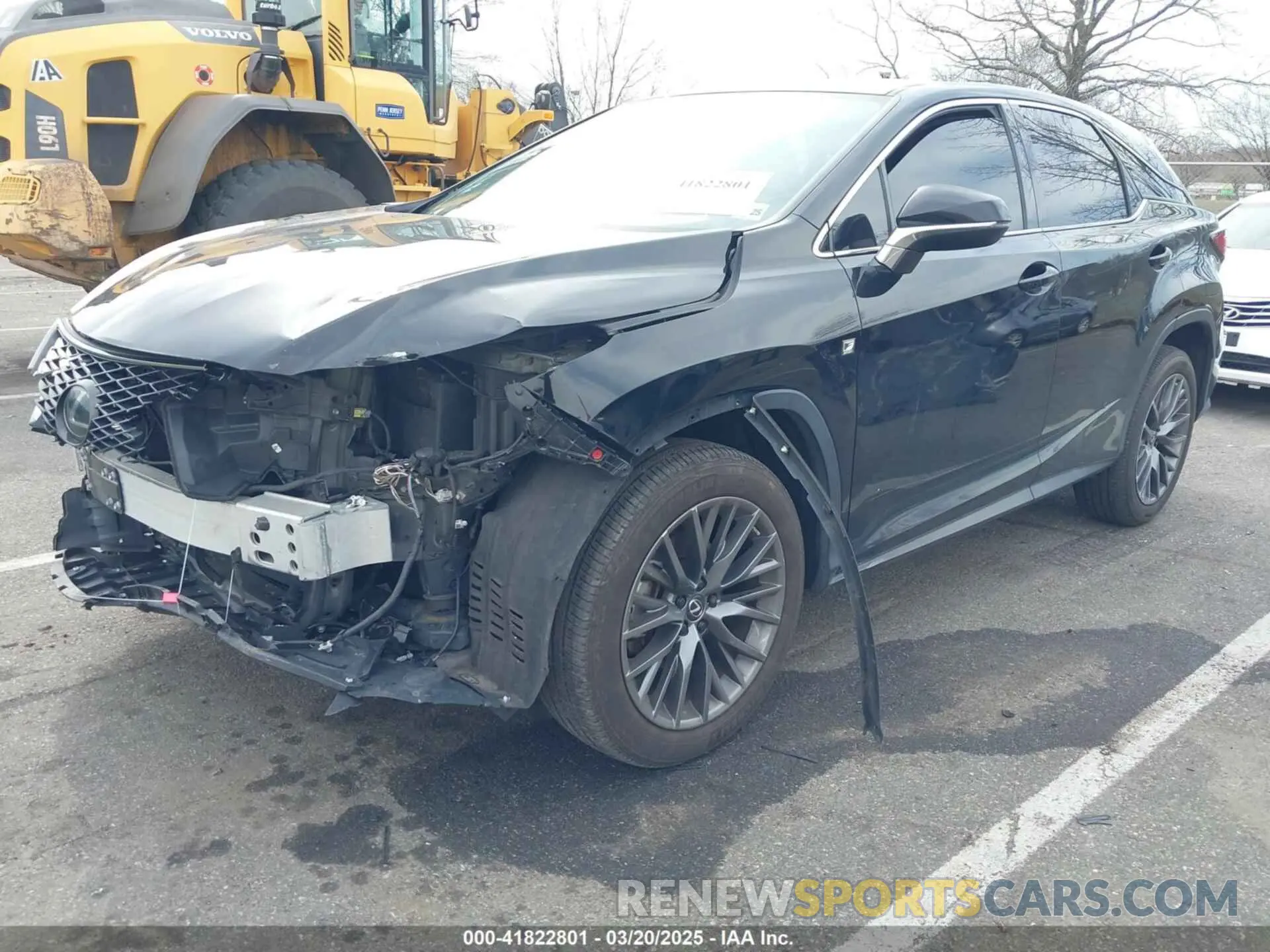 2 Фотография поврежденного автомобиля 2T2SZMDA8LC256854 LEXUS RX 350 2020