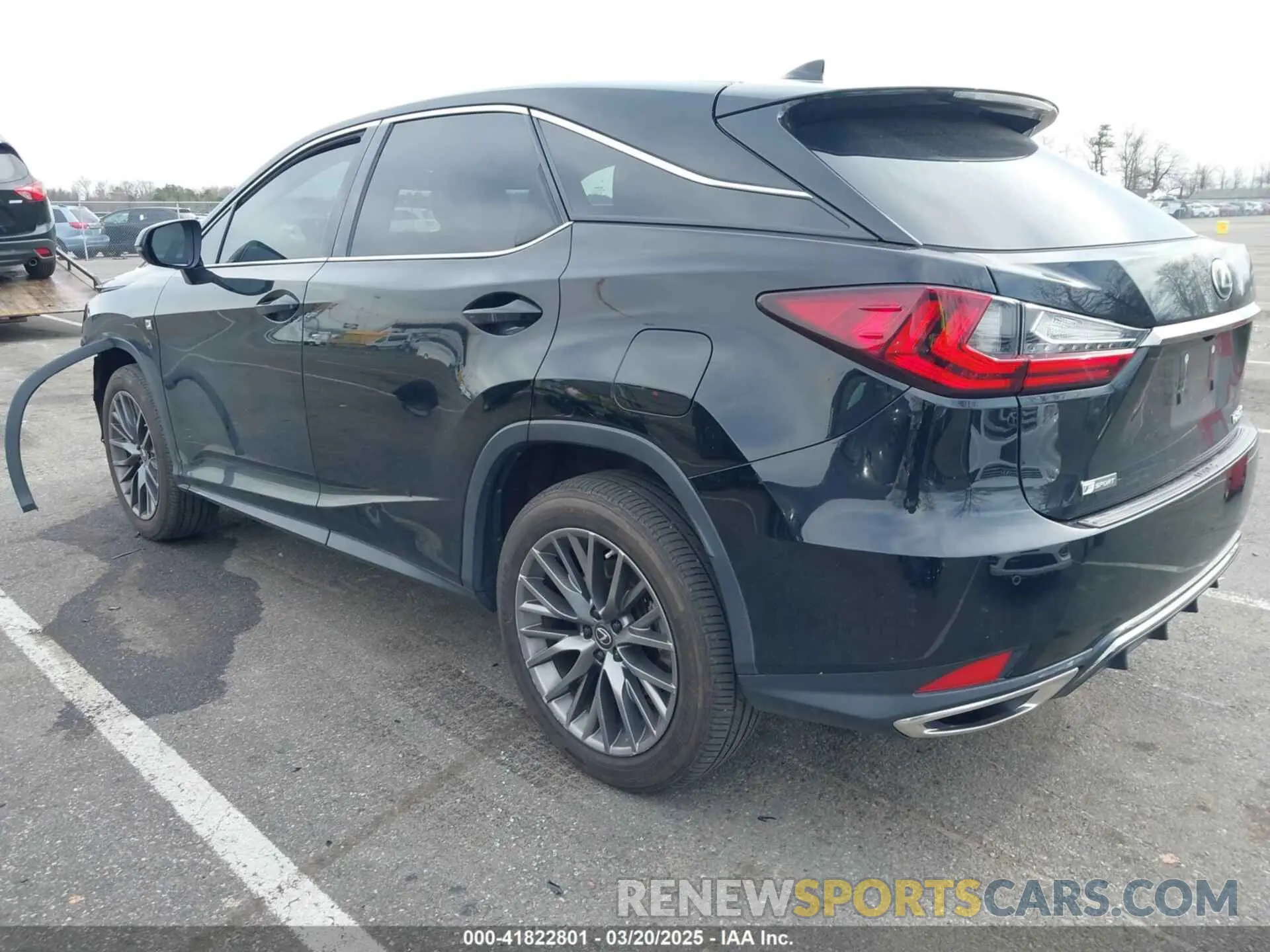 3 Фотография поврежденного автомобиля 2T2SZMDA8LC256854 LEXUS RX 350 2020