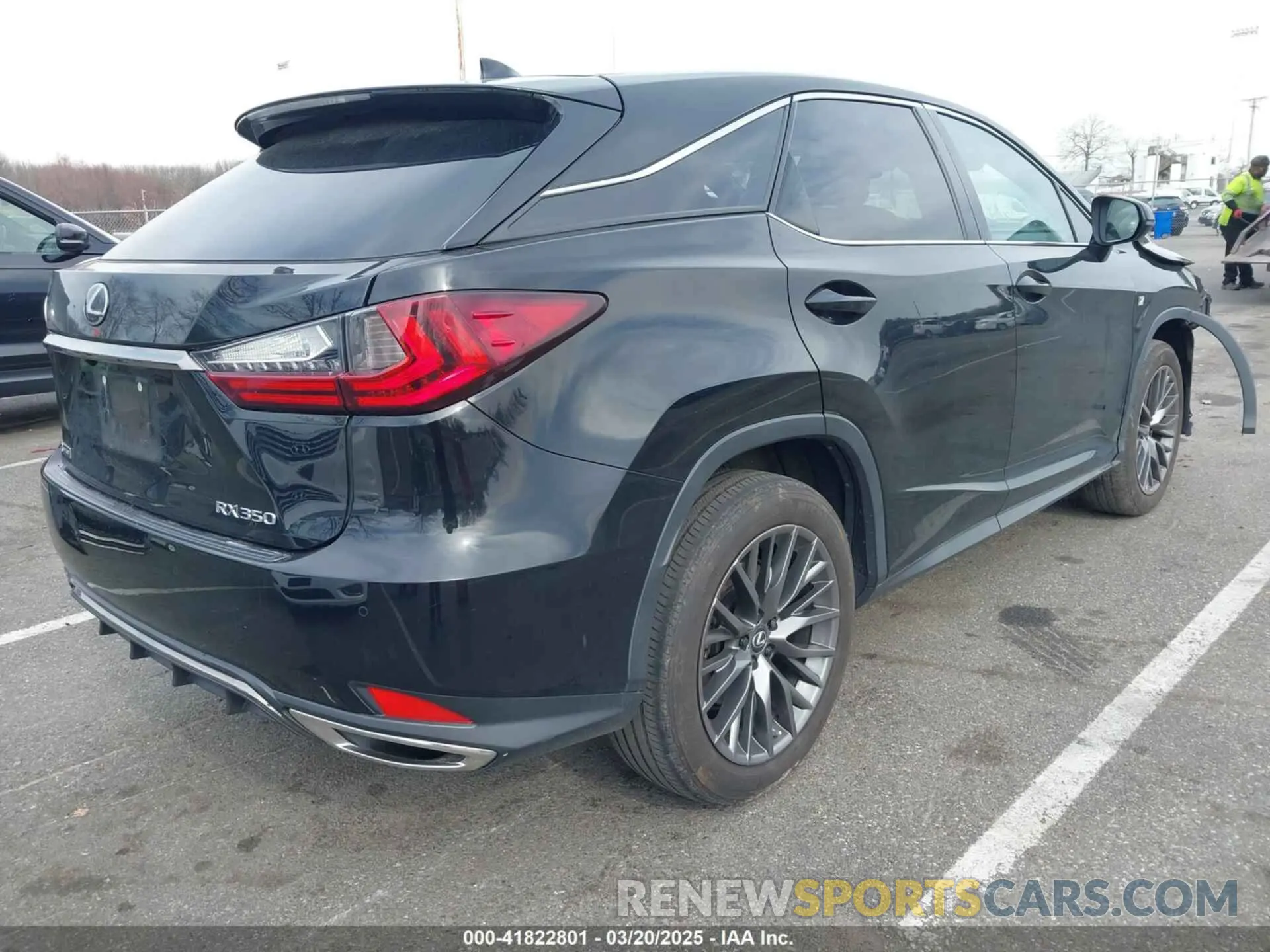 4 Фотография поврежденного автомобиля 2T2SZMDA8LC256854 LEXUS RX 350 2020