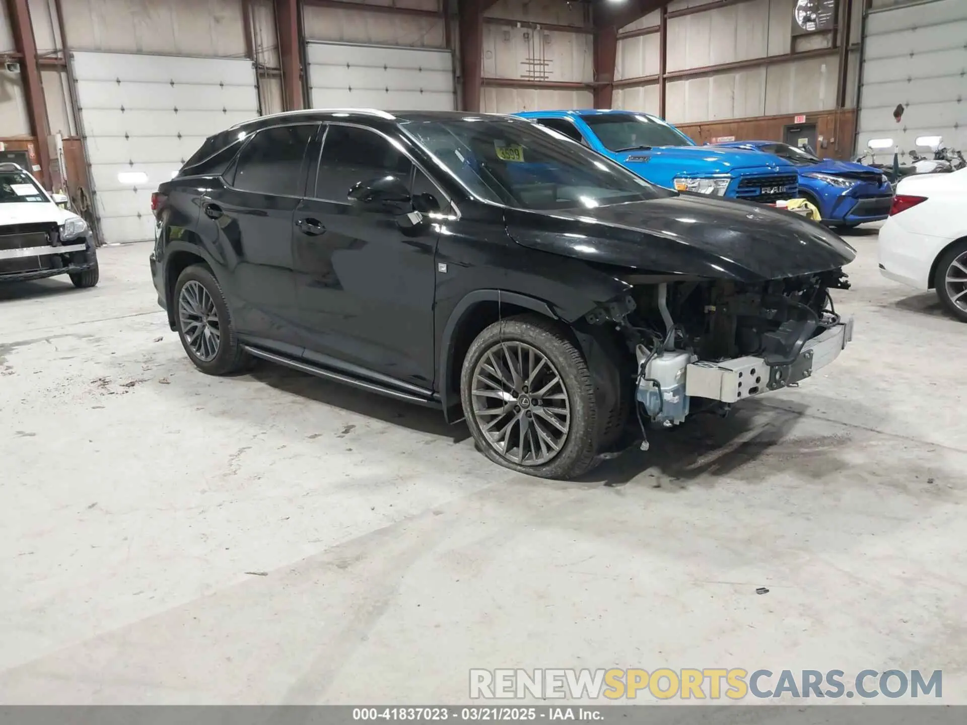 1 Фотография поврежденного автомобиля 2T2YZMDA0LC235958 LEXUS RX 350 2020