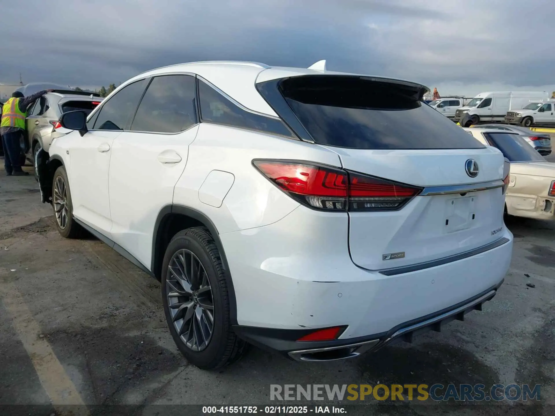 3 Photograph of a damaged car 2T2YZMDA0LC253733 LEXUS RX 350 2020