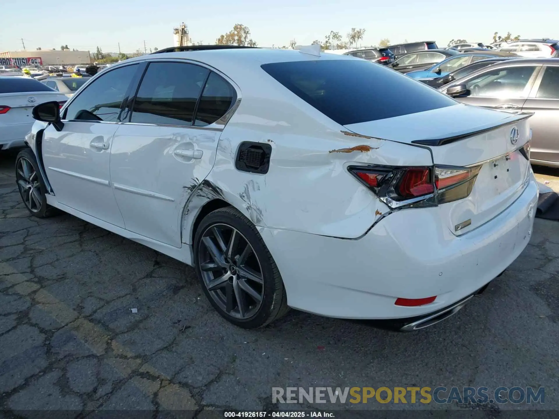 3 Photograph of a damaged car 2T2YZMDAXLC223834 LEXUS RX 350 2020