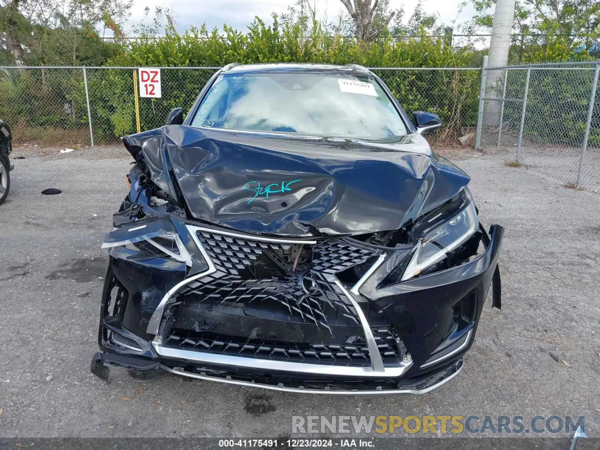 12 Фотография поврежденного автомобиля 2T2HZMAA5MC209099 LEXUS RX 350 2021