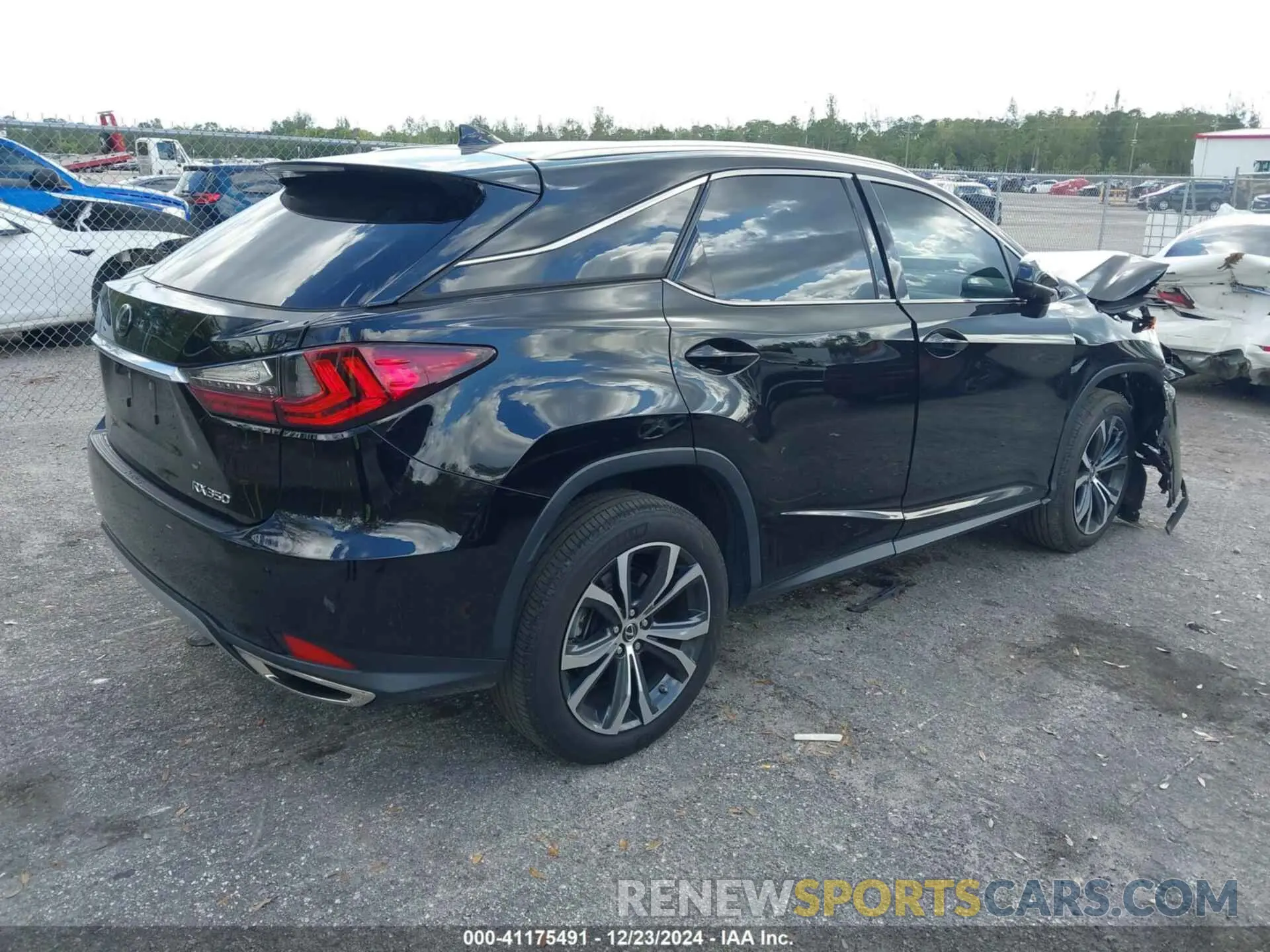4 Фотография поврежденного автомобиля 2T2HZMAA5MC209099 LEXUS RX 350 2021