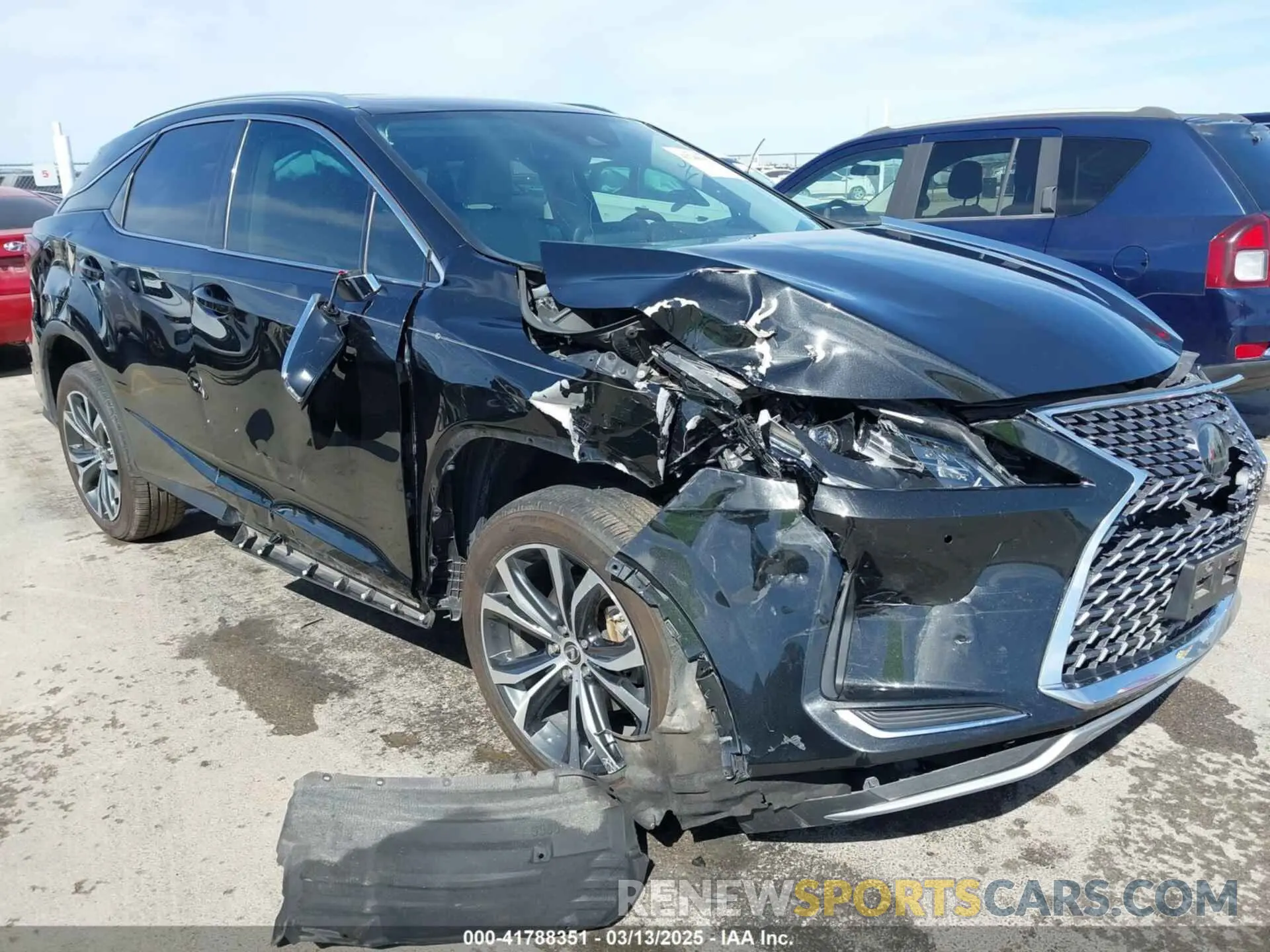 1 Photograph of a damaged car 2T2HZMAA7MC191981 LEXUS RX 350 2021