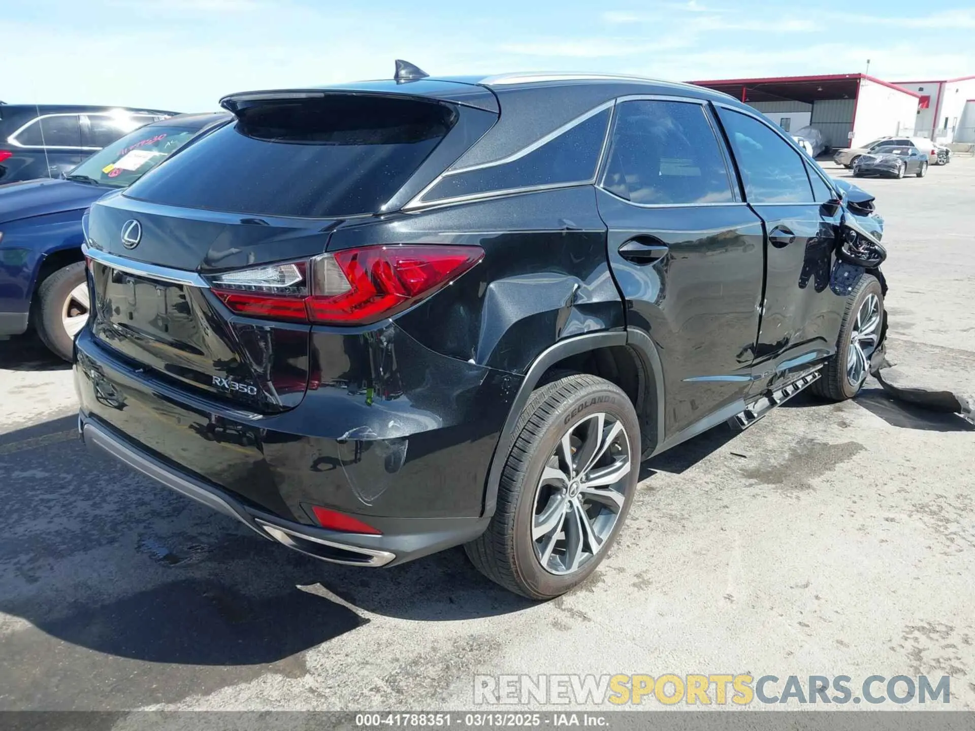 4 Photograph of a damaged car 2T2HZMAA7MC191981 LEXUS RX 350 2021