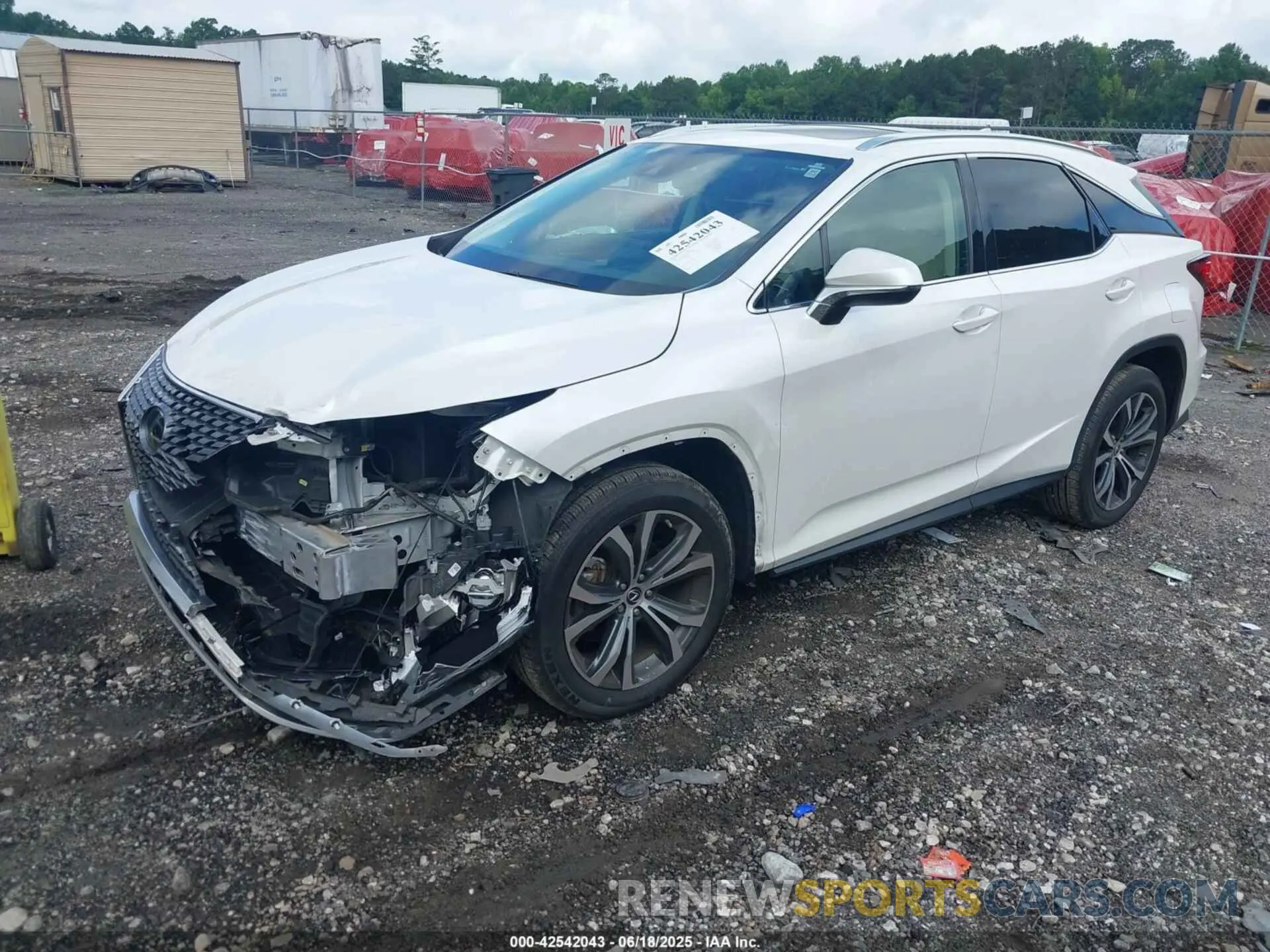 2 Photograph of a damaged car 2T2HZMAA9MC216265 LEXUS RX 350 2021