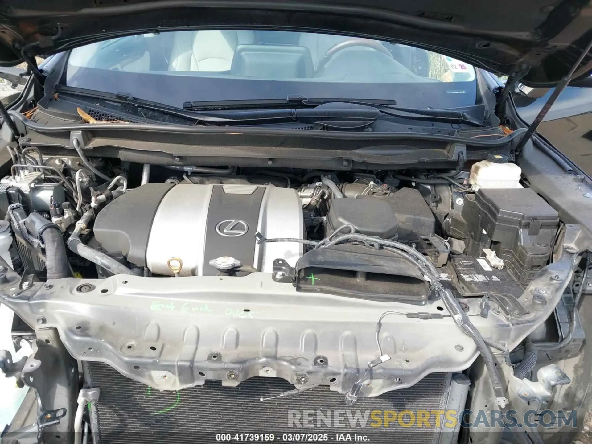 10 Фотография поврежденного автомобиля 2T2HZMAAXMC192607 LEXUS RX 350 2021