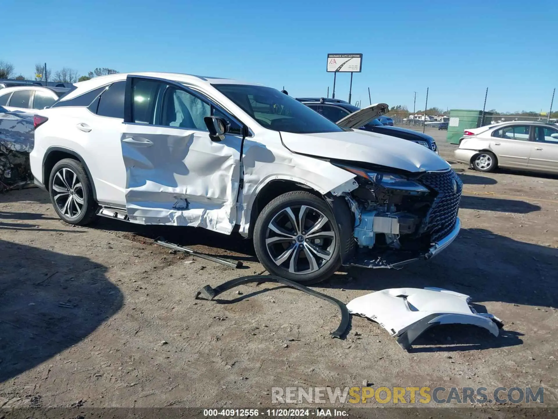1 Photograph of a damaged car 2T2HZMDA1MC290596 LEXUS RX 350 2021