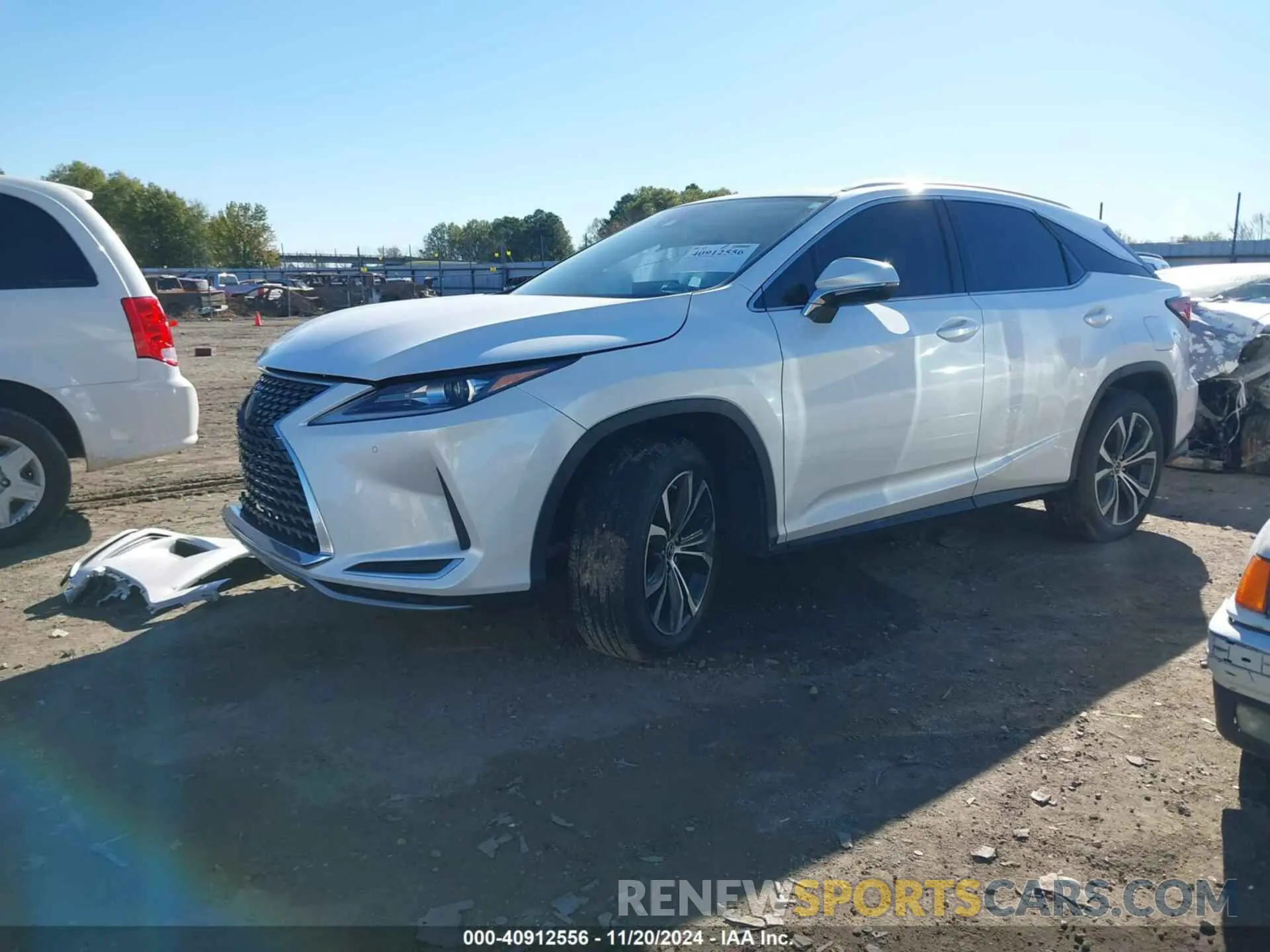 2 Photograph of a damaged car 2T2HZMDA1MC290596 LEXUS RX 350 2021