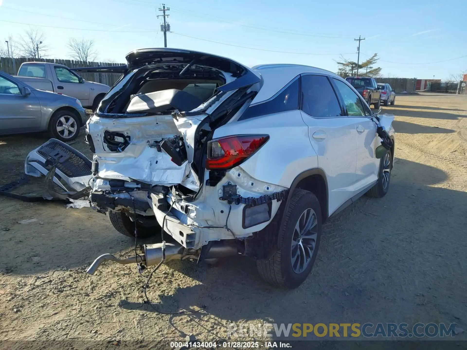4 Фотография поврежденного автомобиля 2T2HZMDA1MC306411 LEXUS RX 350 2021