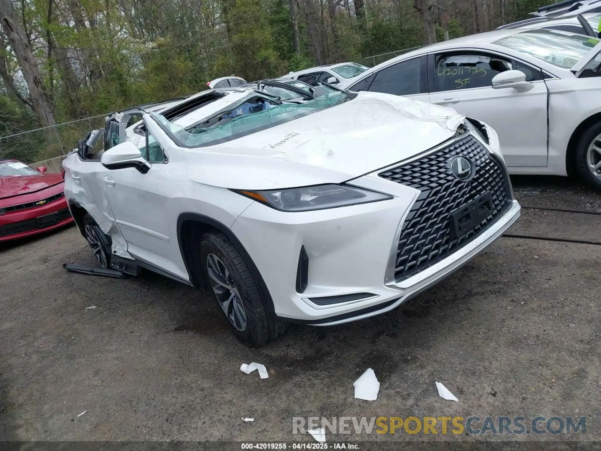 1 Фотография поврежденного автомобиля 2T2HZMDA3MC282824 LEXUS RX 350 2021