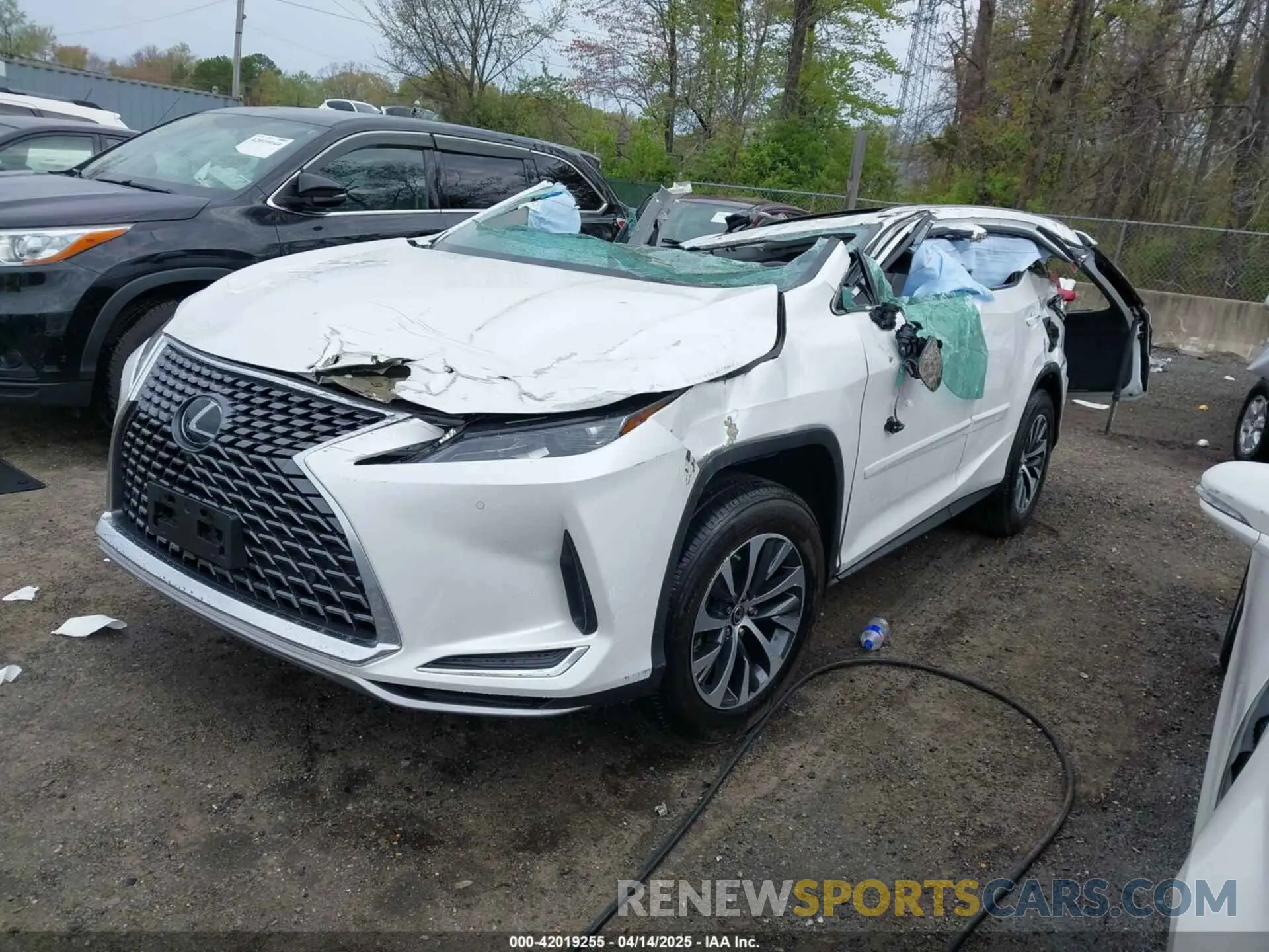 2 Фотография поврежденного автомобиля 2T2HZMDA3MC282824 LEXUS RX 350 2021