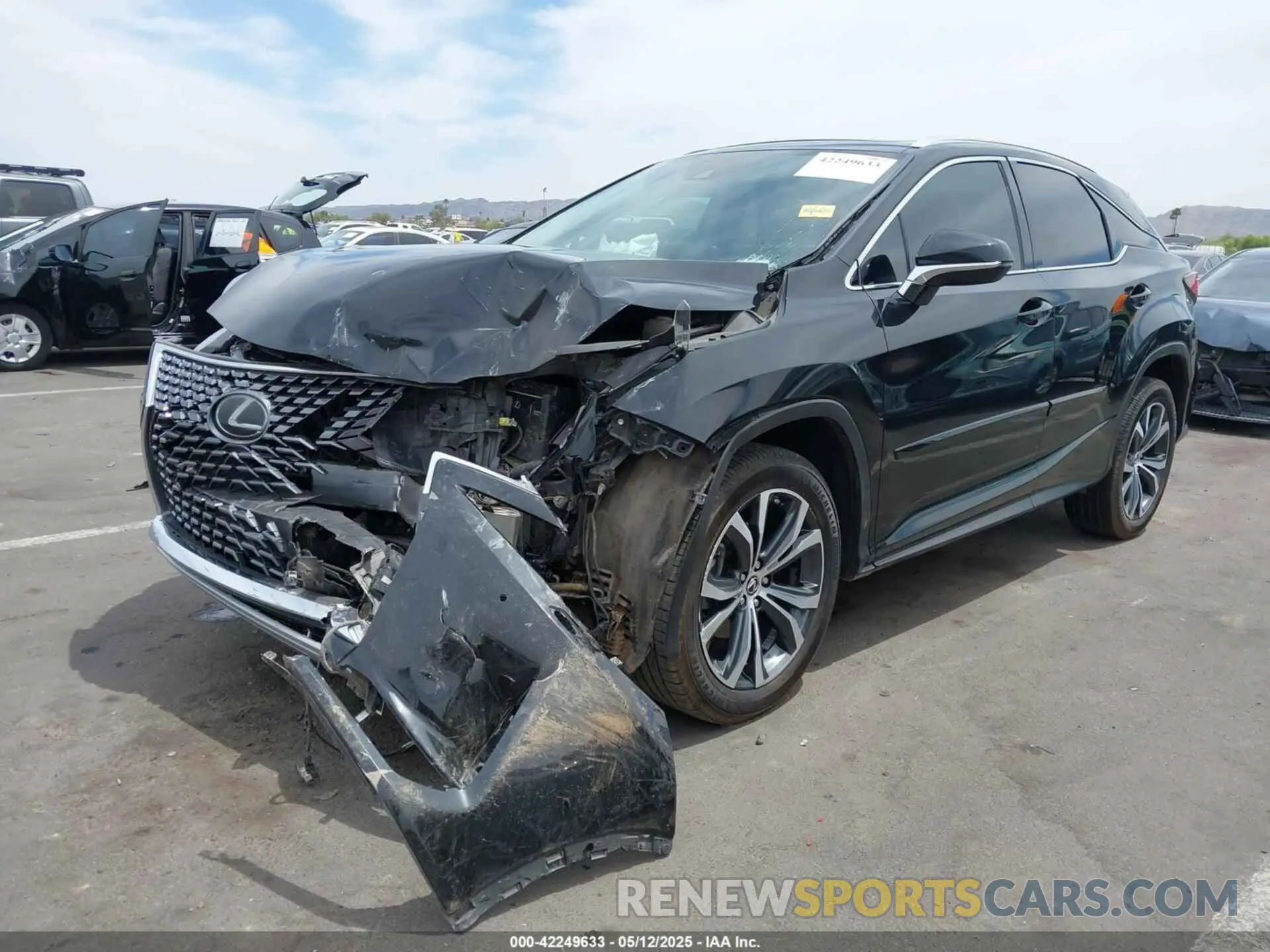 2 Photograph of a damaged car 2T2HZMDA5MC263109 LEXUS RX 350 2021