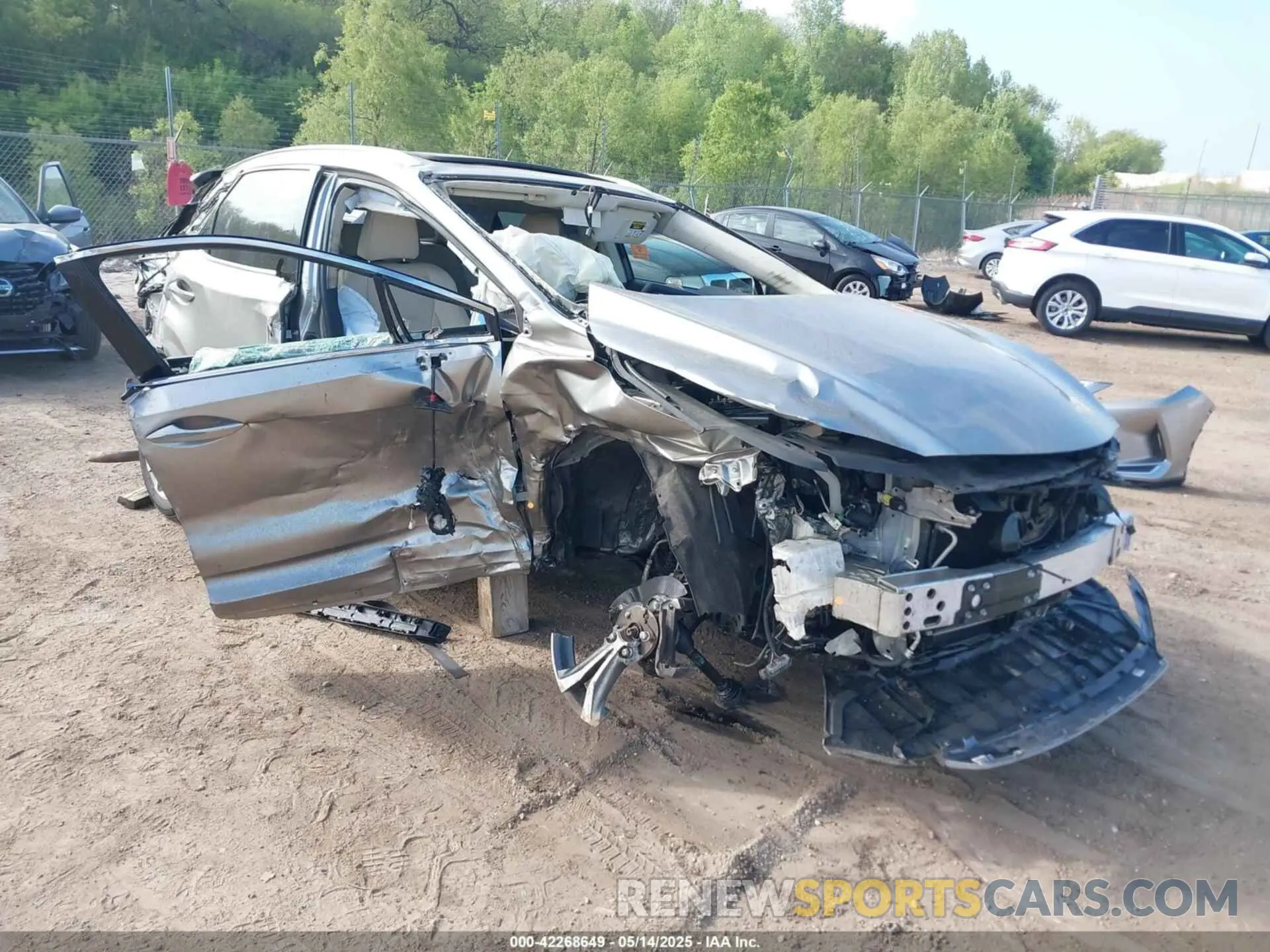 1 Photograph of a damaged car 2T2HZMDA8MC264884 LEXUS RX 350 2021