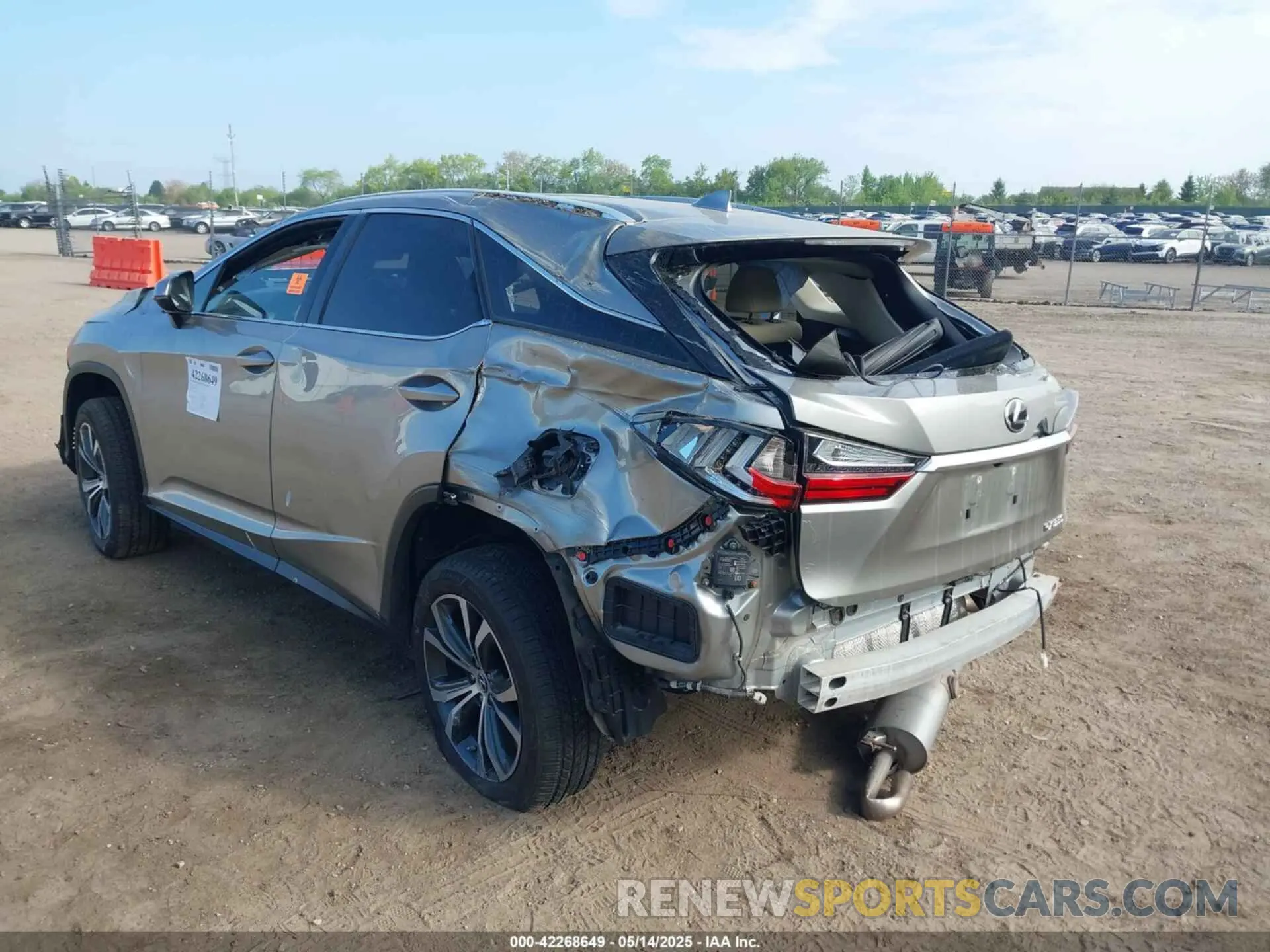 3 Photograph of a damaged car 2T2HZMDA8MC264884 LEXUS RX 350 2021