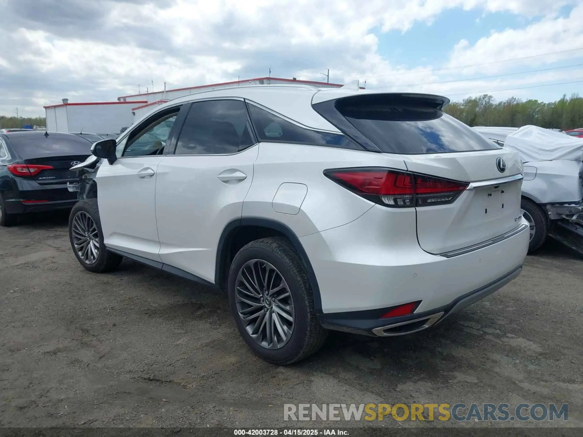 3 Photograph of a damaged car 2T2JZMDA8MC307105 LEXUS RX 350 2021