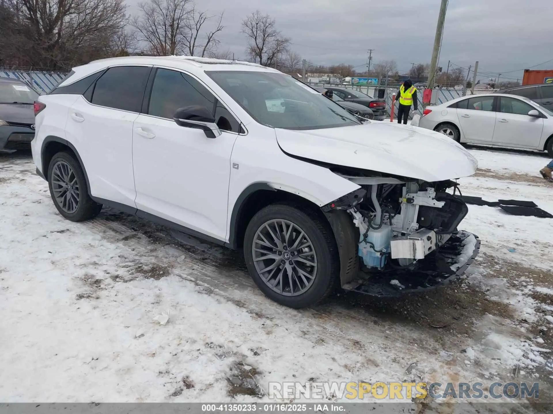 1 Photograph of a damaged car 2T2SZMDA8MC294358 LEXUS RX 350 2021
