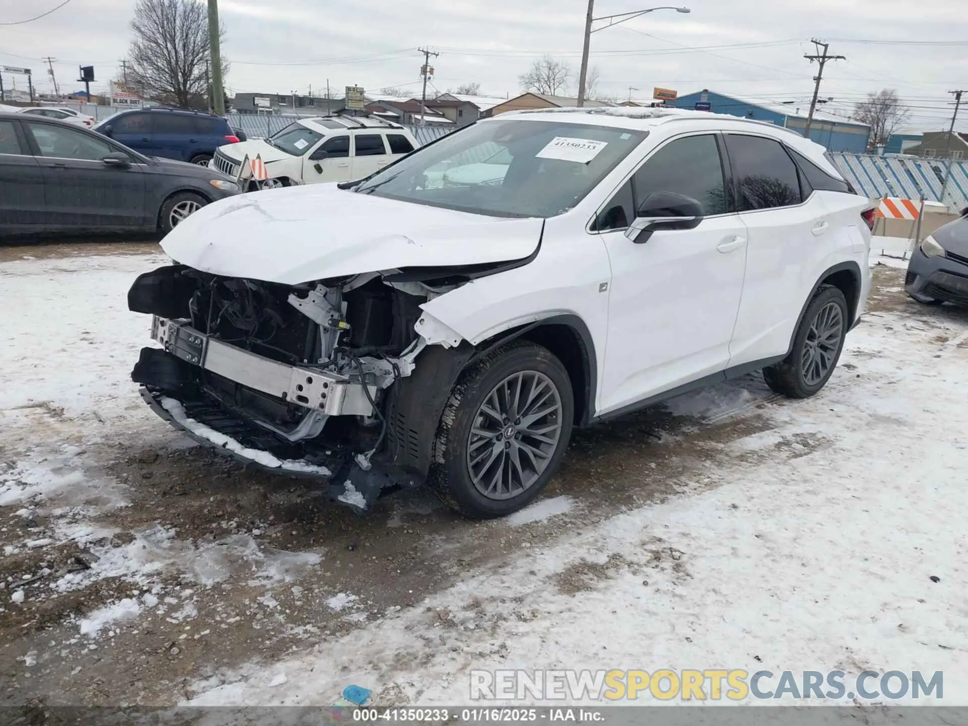 2 Photograph of a damaged car 2T2SZMDA8MC294358 LEXUS RX 350 2021