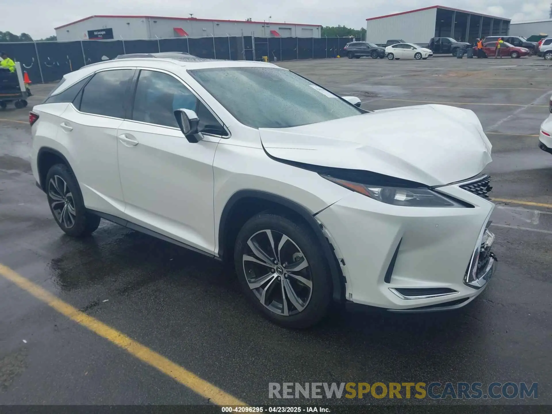 1 Photograph of a damaged car JTJHZMDA4M2050667 LEXUS RX 350 2021