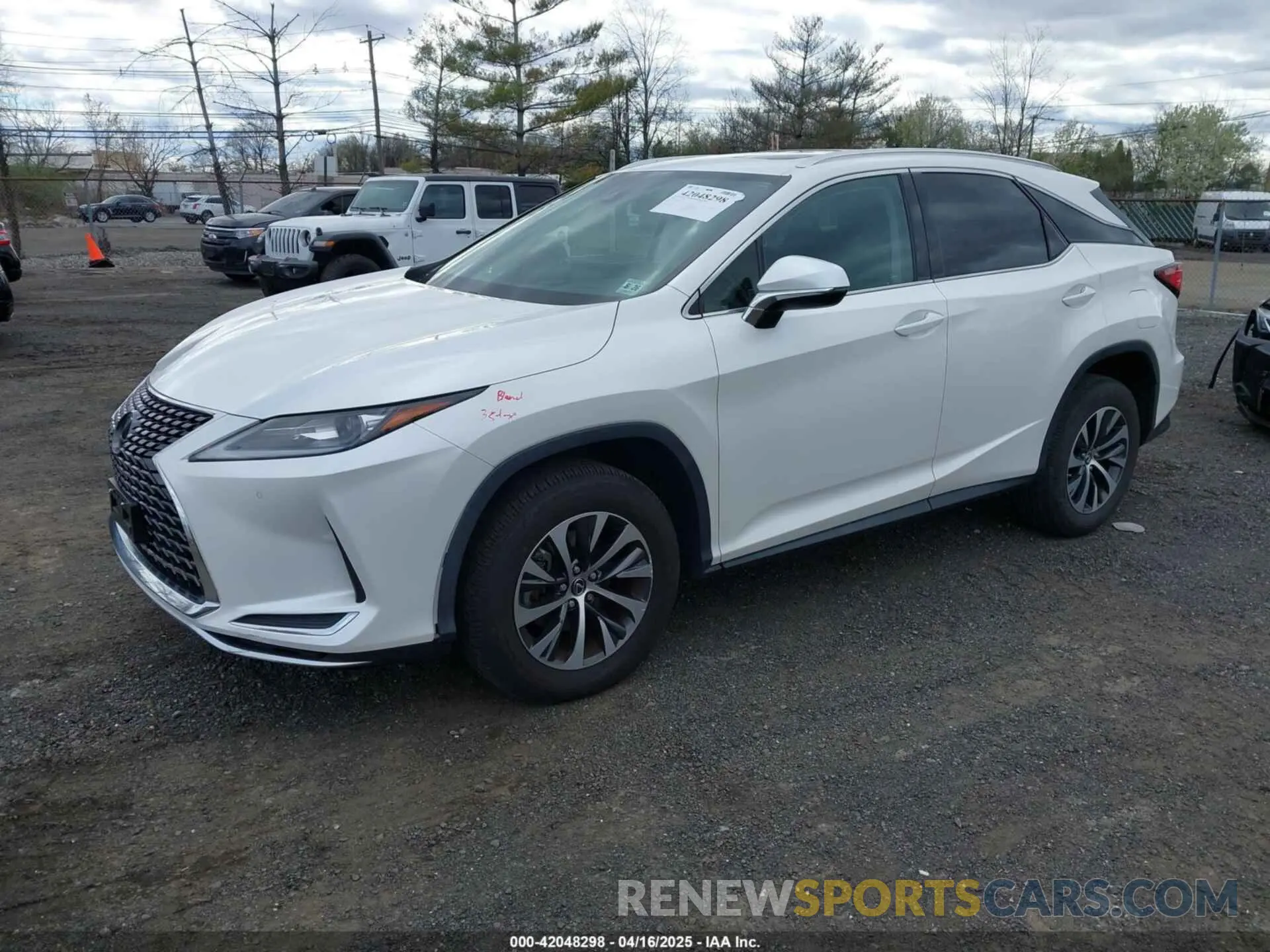 2 Фотография поврежденного автомобиля JTJHZMDA7M2051246 LEXUS RX 350 2021