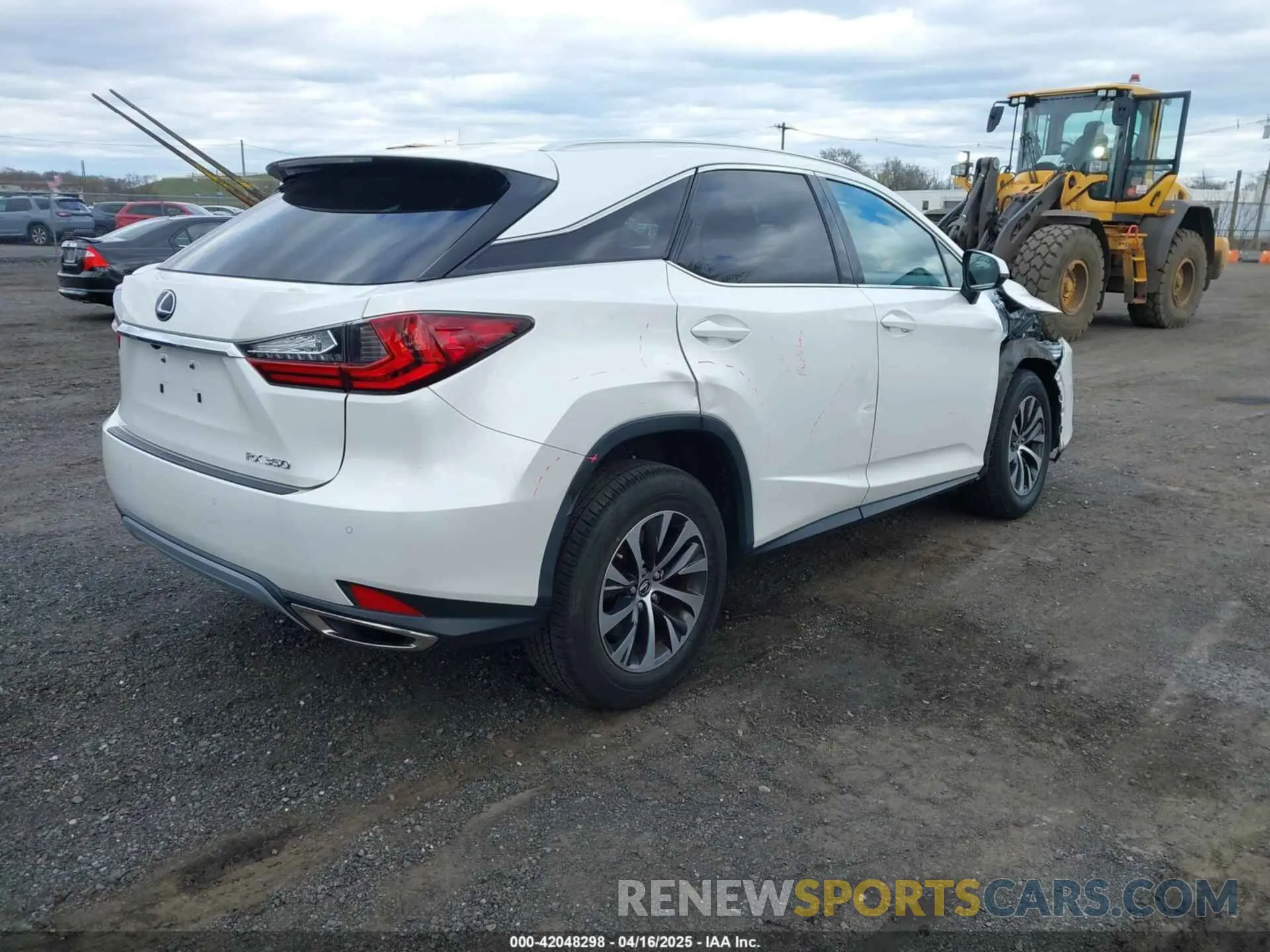 4 Фотография поврежденного автомобиля JTJHZMDA7M2051246 LEXUS RX 350 2021
