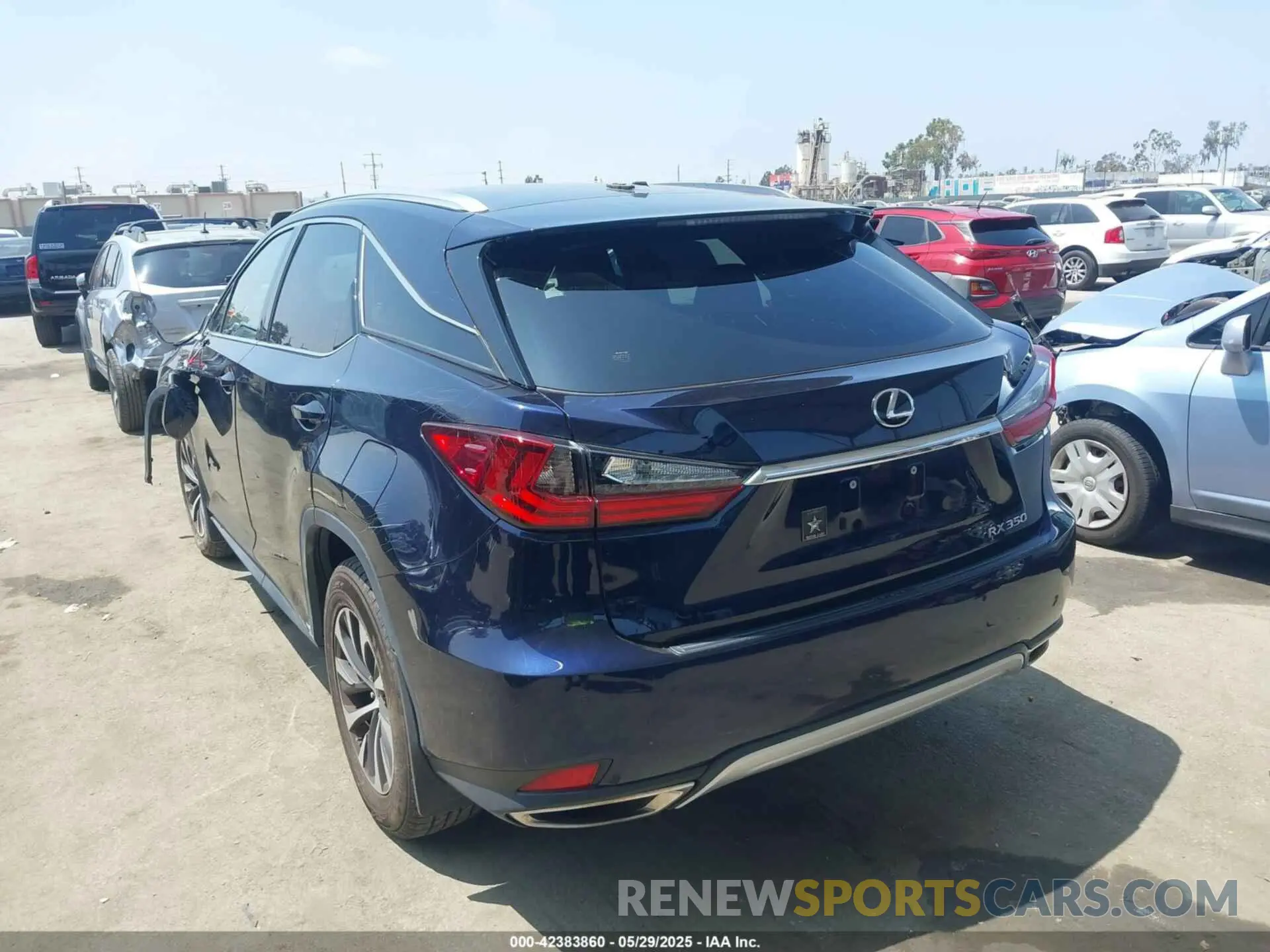 3 Photograph of a damaged car JTJHZMDA9M2053659 LEXUS RX 350 2021