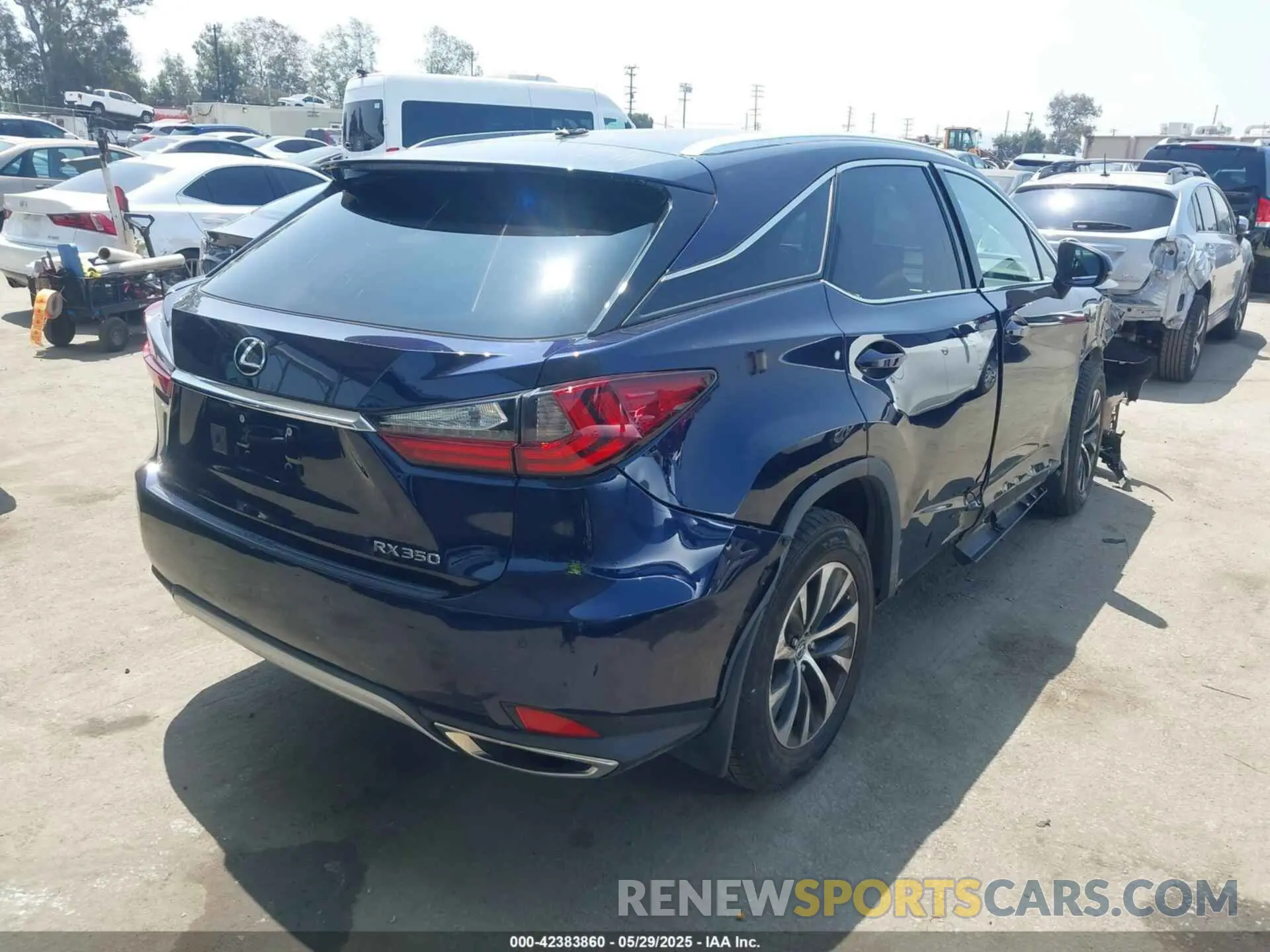 4 Photograph of a damaged car JTJHZMDA9M2053659 LEXUS RX 350 2021