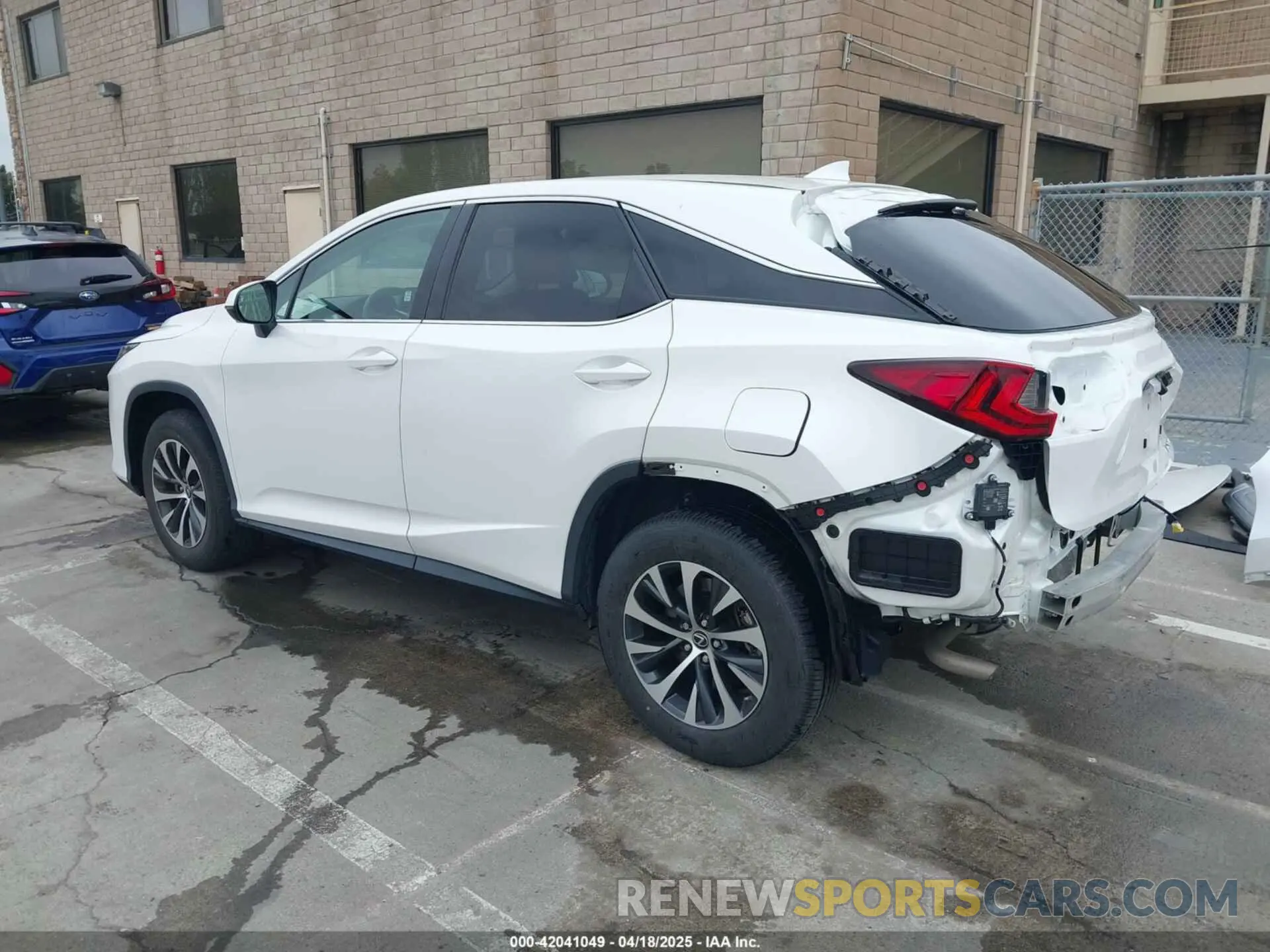 3 Photograph of a damaged car 2T2AZMAA2NC238028 LEXUS RX 350 2022