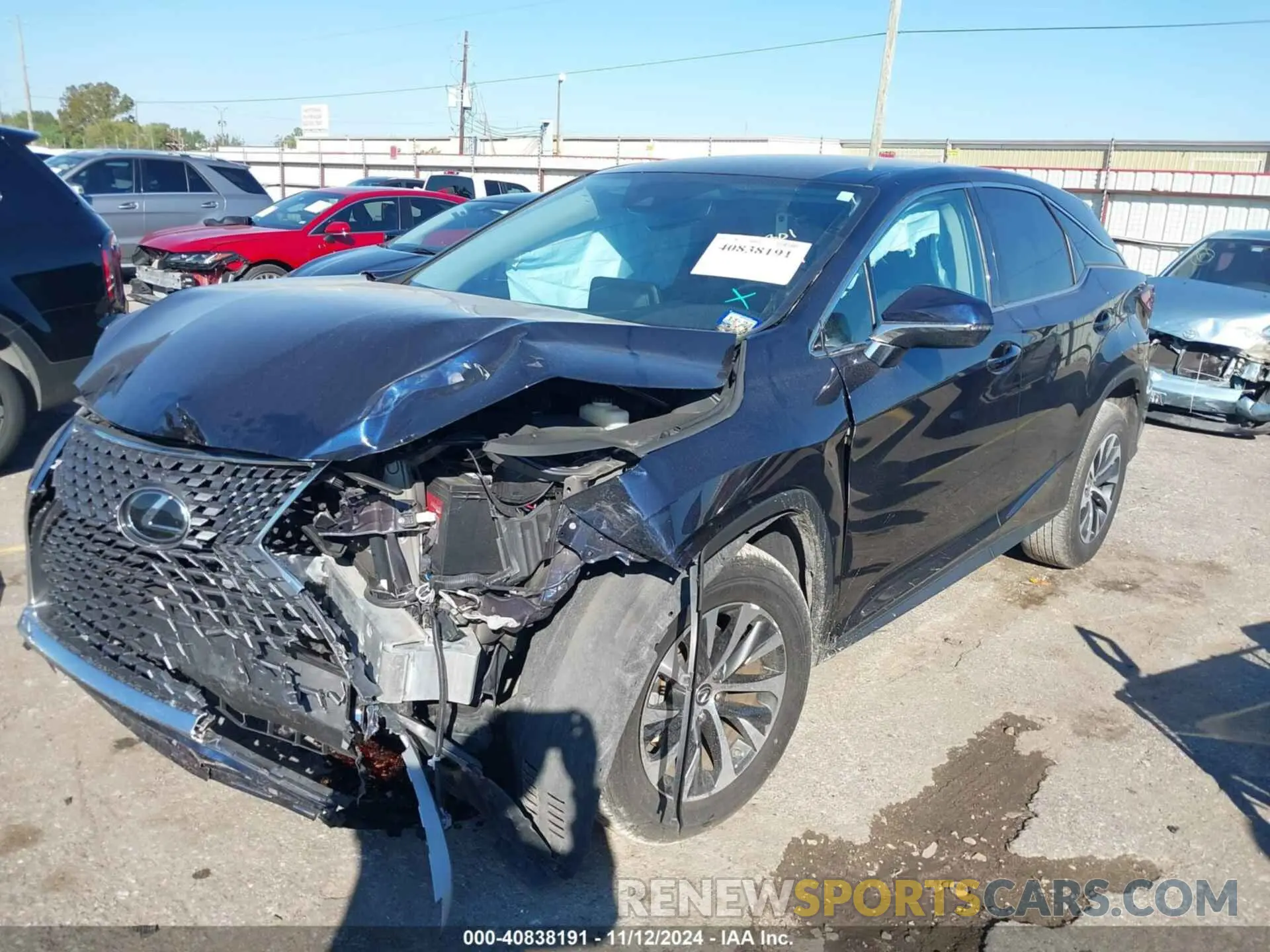 2 Photograph of a damaged car 2T2AZMAA8NC231147 LEXUS RX 350 2022