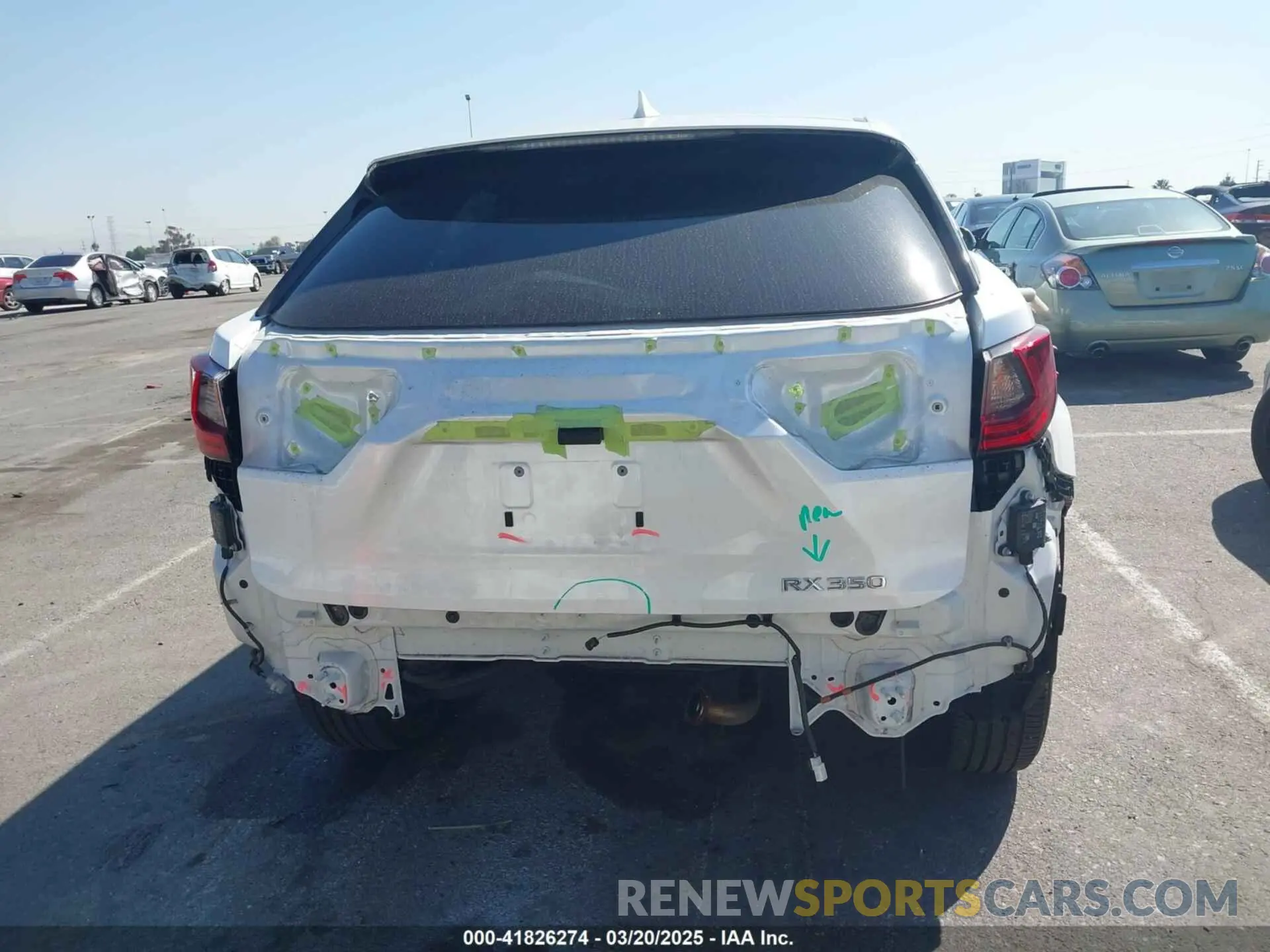 16 Фотография поврежденного автомобиля 2T2AZMAA8NC240401 LEXUS RX 350 2022