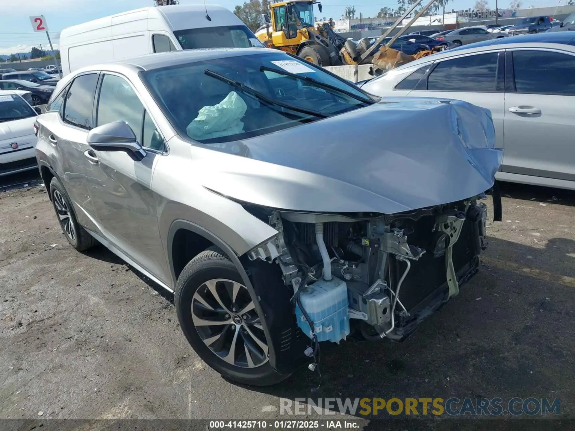 1 Photograph of a damaged car 2T2AZMAAXNC228573 LEXUS RX 350 2022