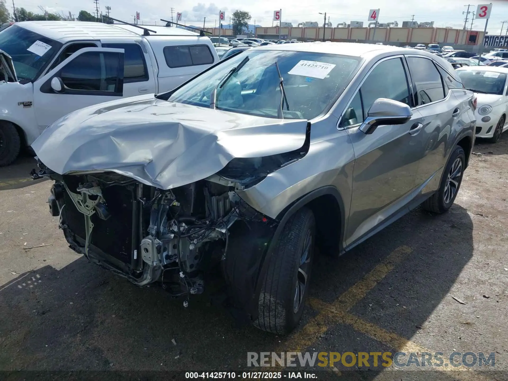 2 Photograph of a damaged car 2T2AZMAAXNC228573 LEXUS RX 350 2022