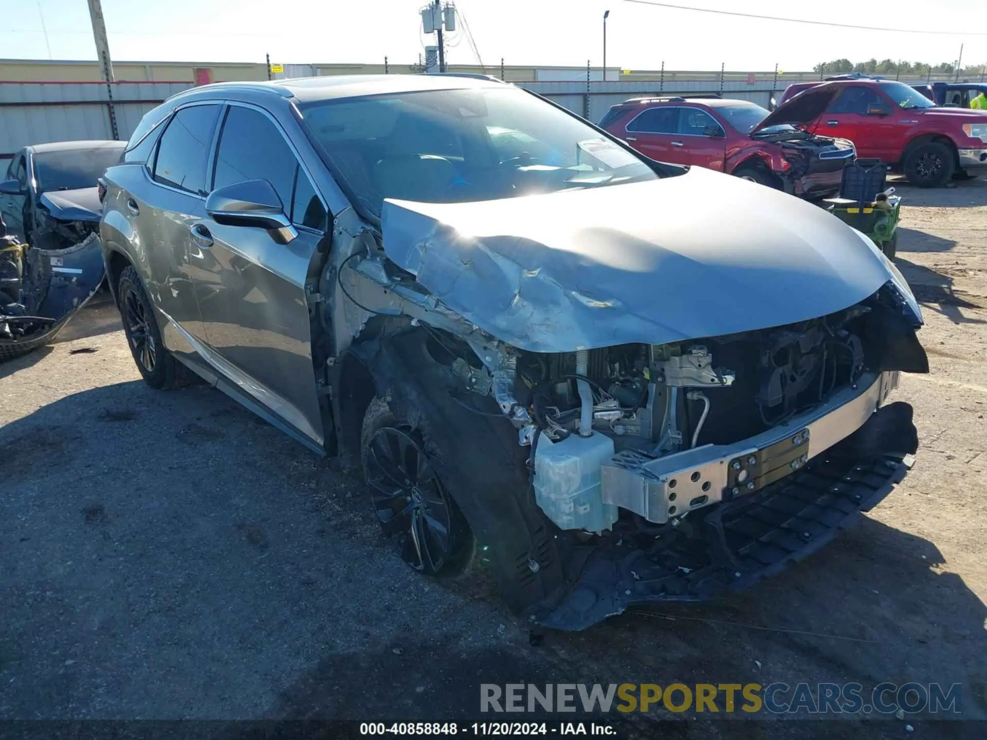 1 Photograph of a damaged car 2T2HZMAA0NC253318 LEXUS RX 350 2022