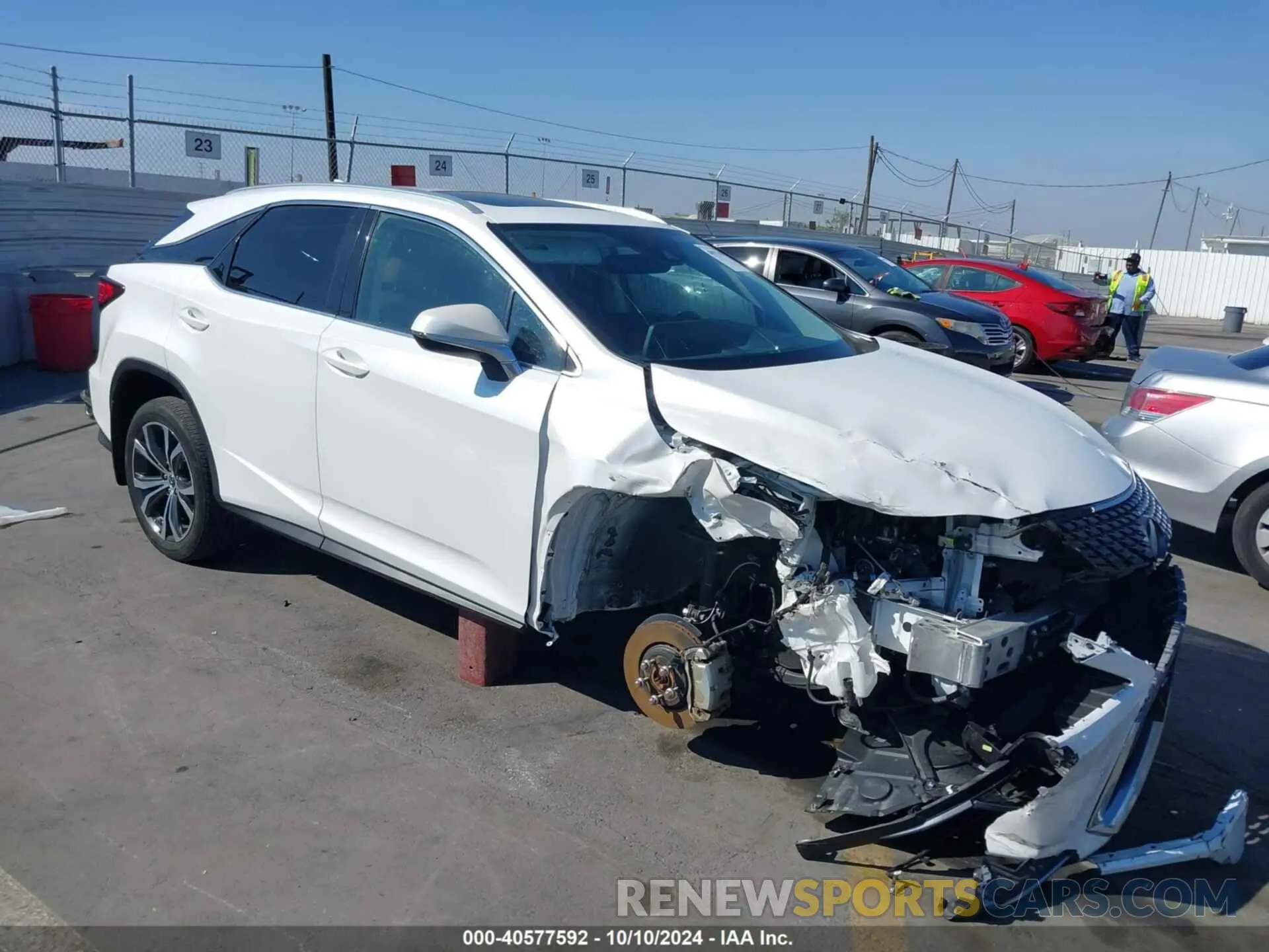 1 Photograph of a damaged car 2T2HZMAA0NC253884 LEXUS RX 350 2022