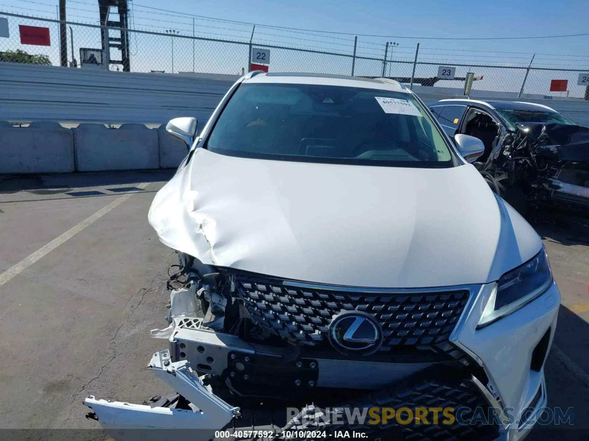 12 Photograph of a damaged car 2T2HZMAA0NC253884 LEXUS RX 350 2022