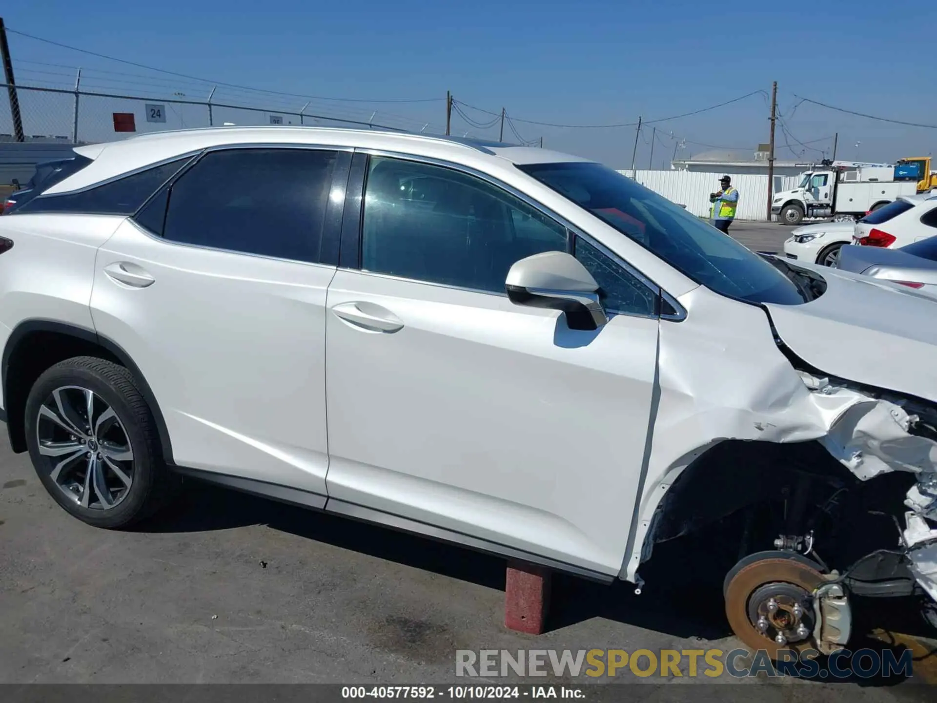 13 Photograph of a damaged car 2T2HZMAA0NC253884 LEXUS RX 350 2022