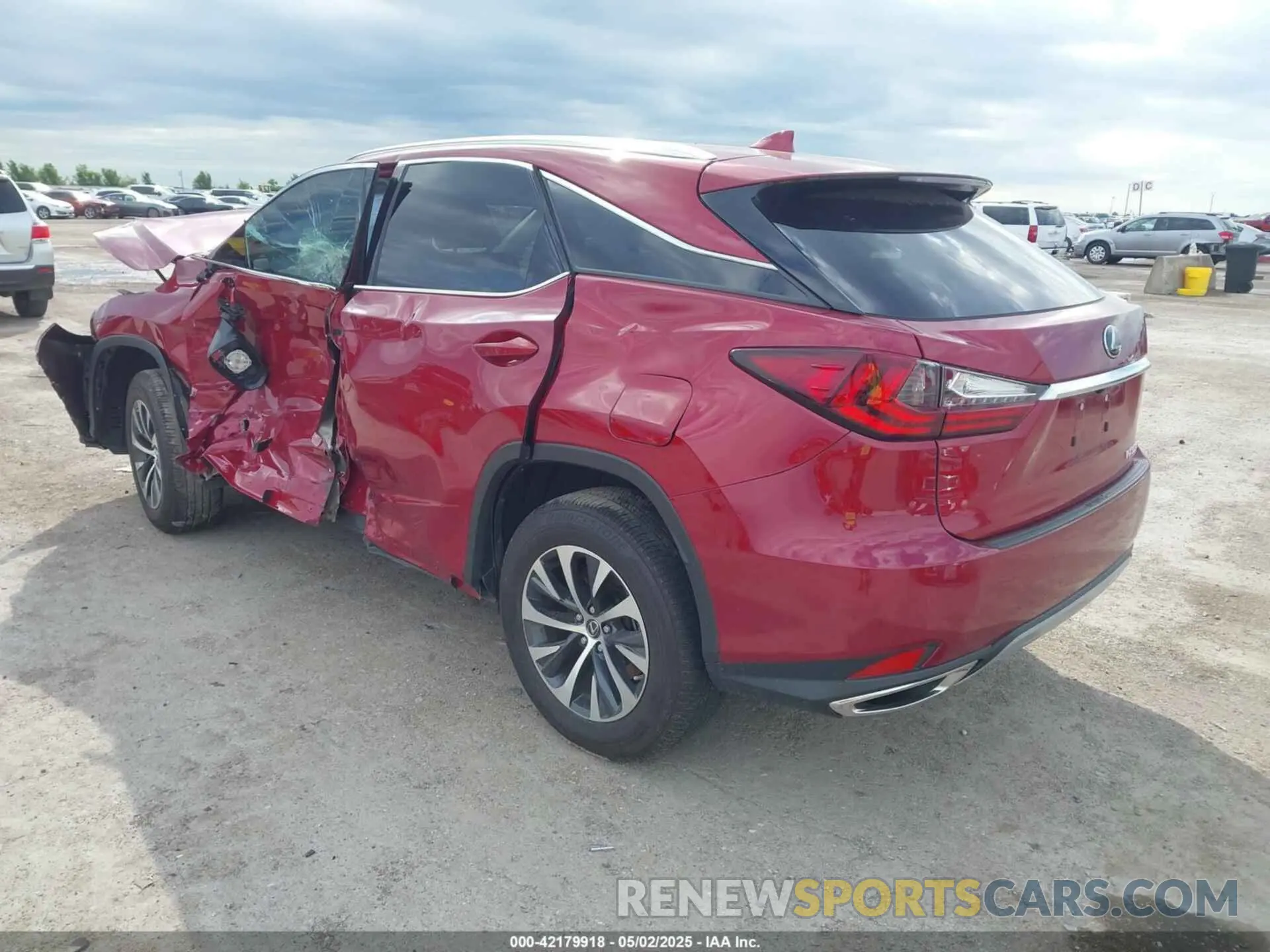3 Photograph of a damaged car 2T2HZMAA0NC256932 LEXUS RX 350 2022