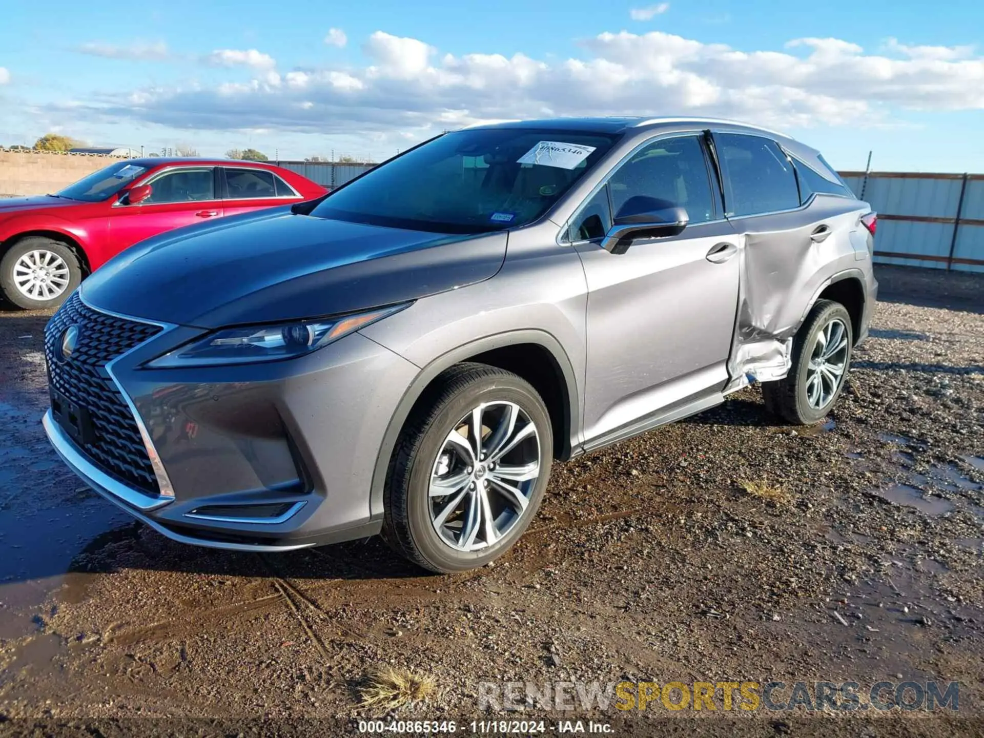 2 Фотография поврежденного автомобиля 2T2HZMAA3NC226730 LEXUS RX 350 2022